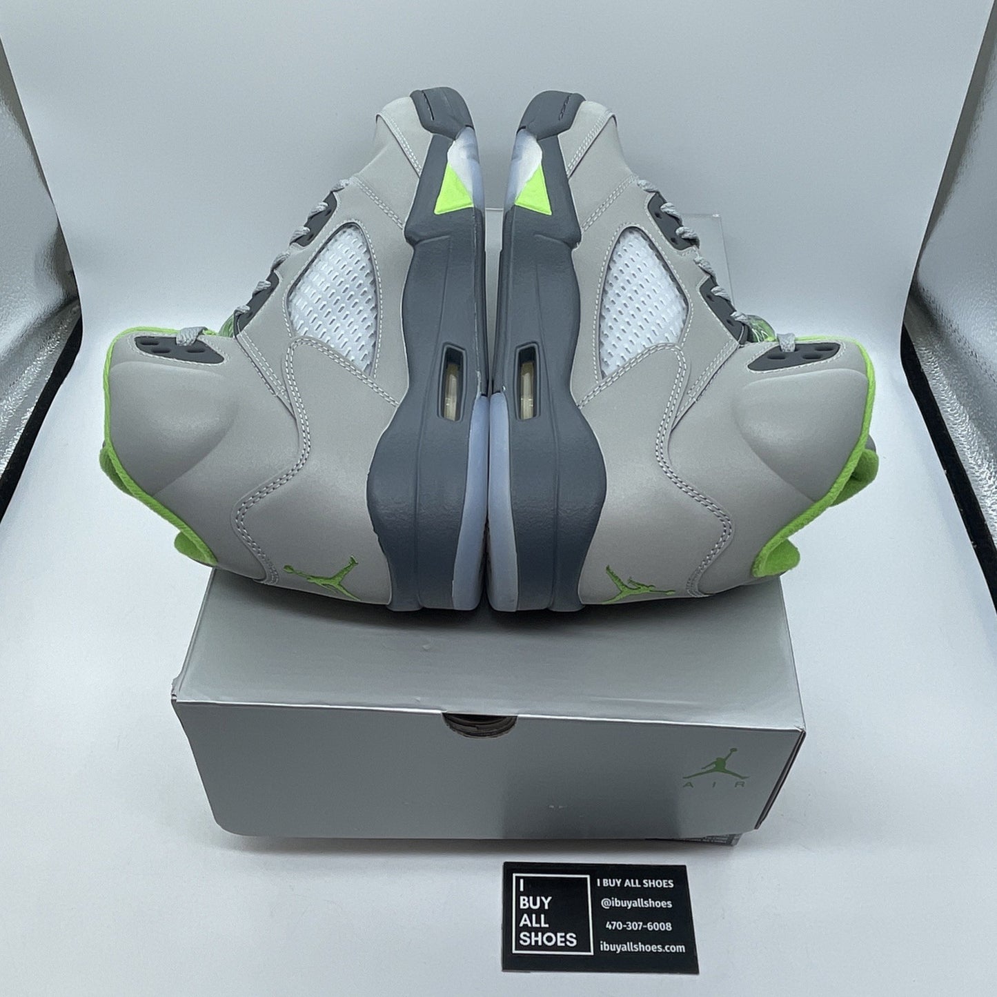 Size 9.5 - Jordan 5 Retro Green Bean Grey Leather (DM9014-003)