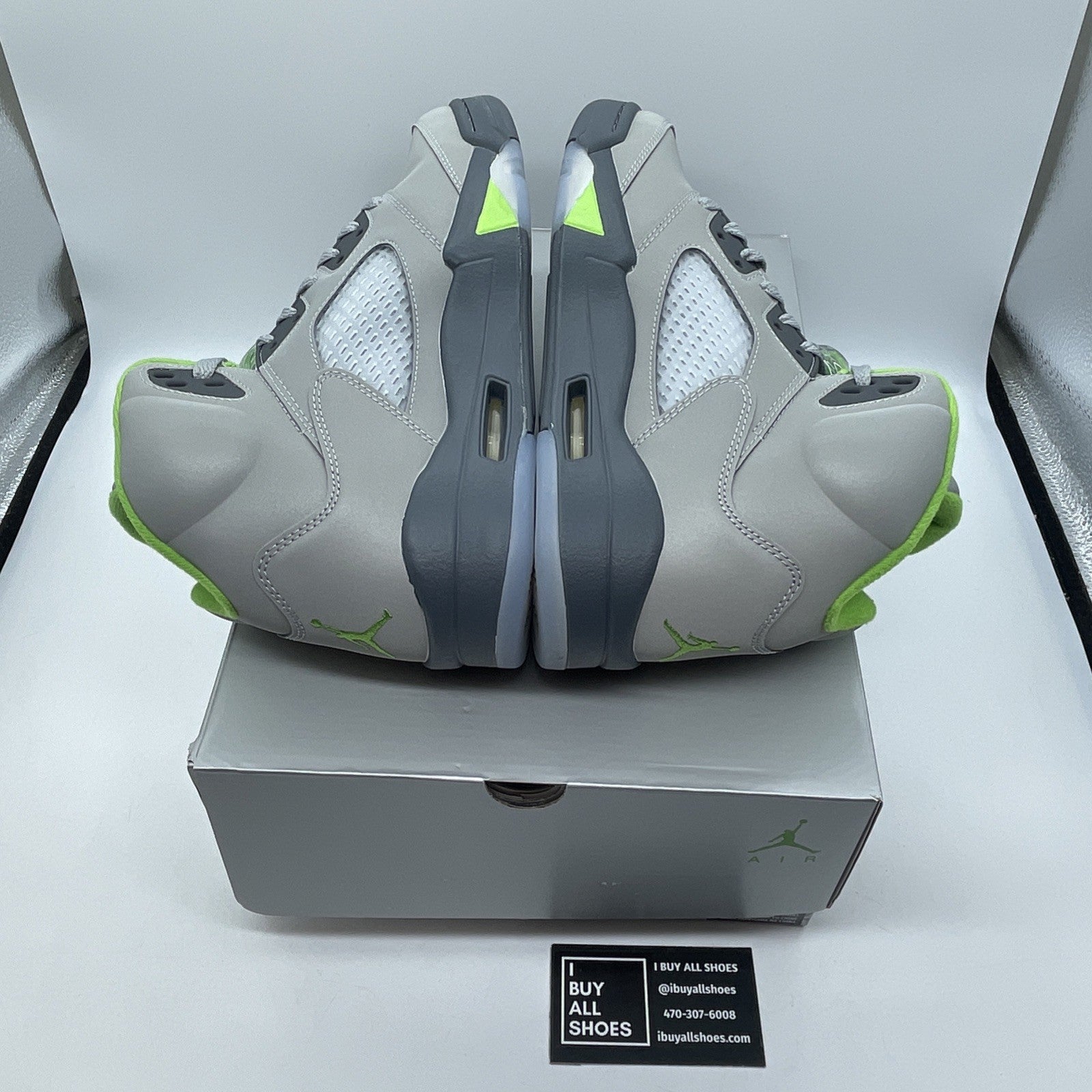 Size 9.5 - Jordan 5 Retro Green Bean Grey Leather (DM9014-003)