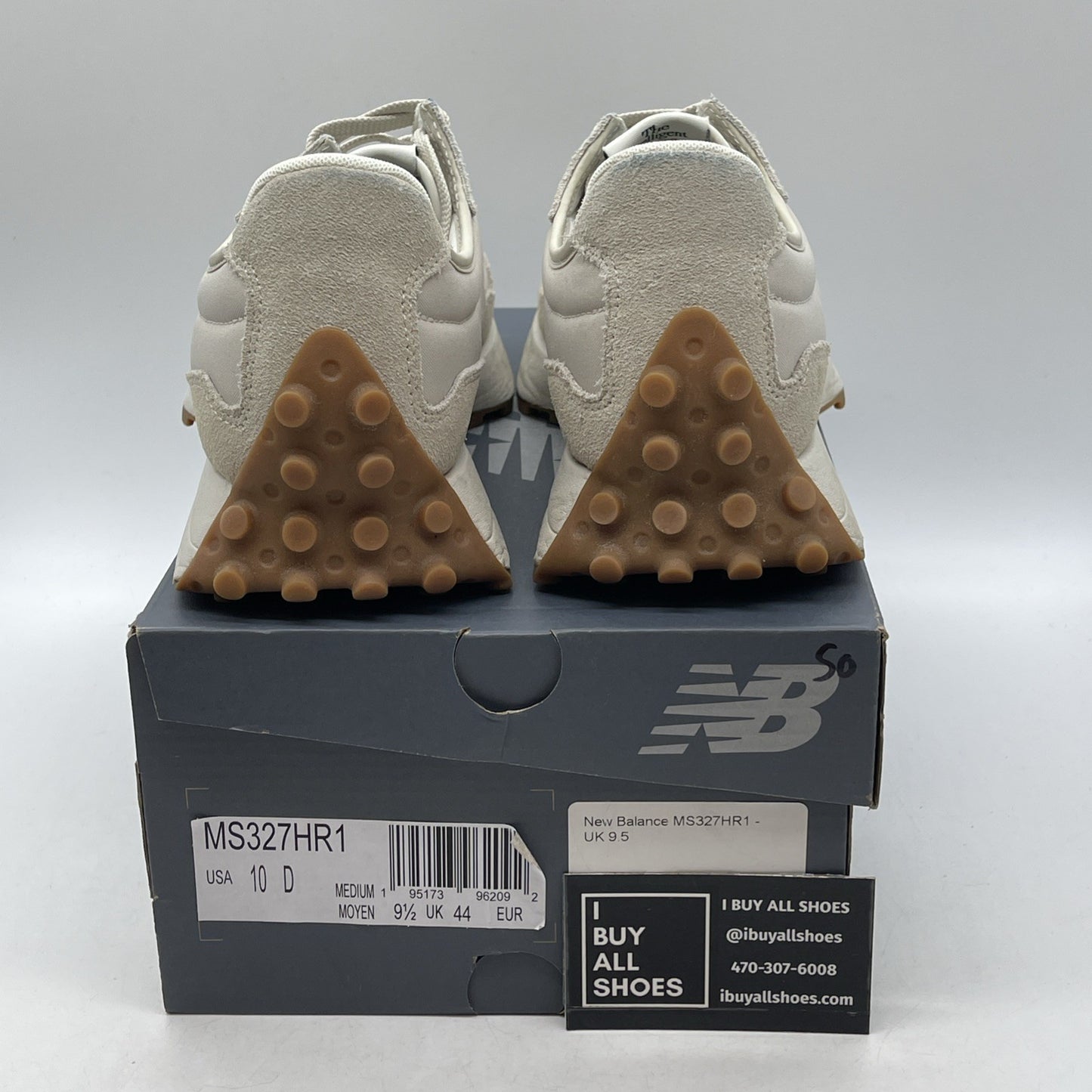 Size 10 - New Balance 327 Timberwolf Nightwatch Green (MS327HR1)