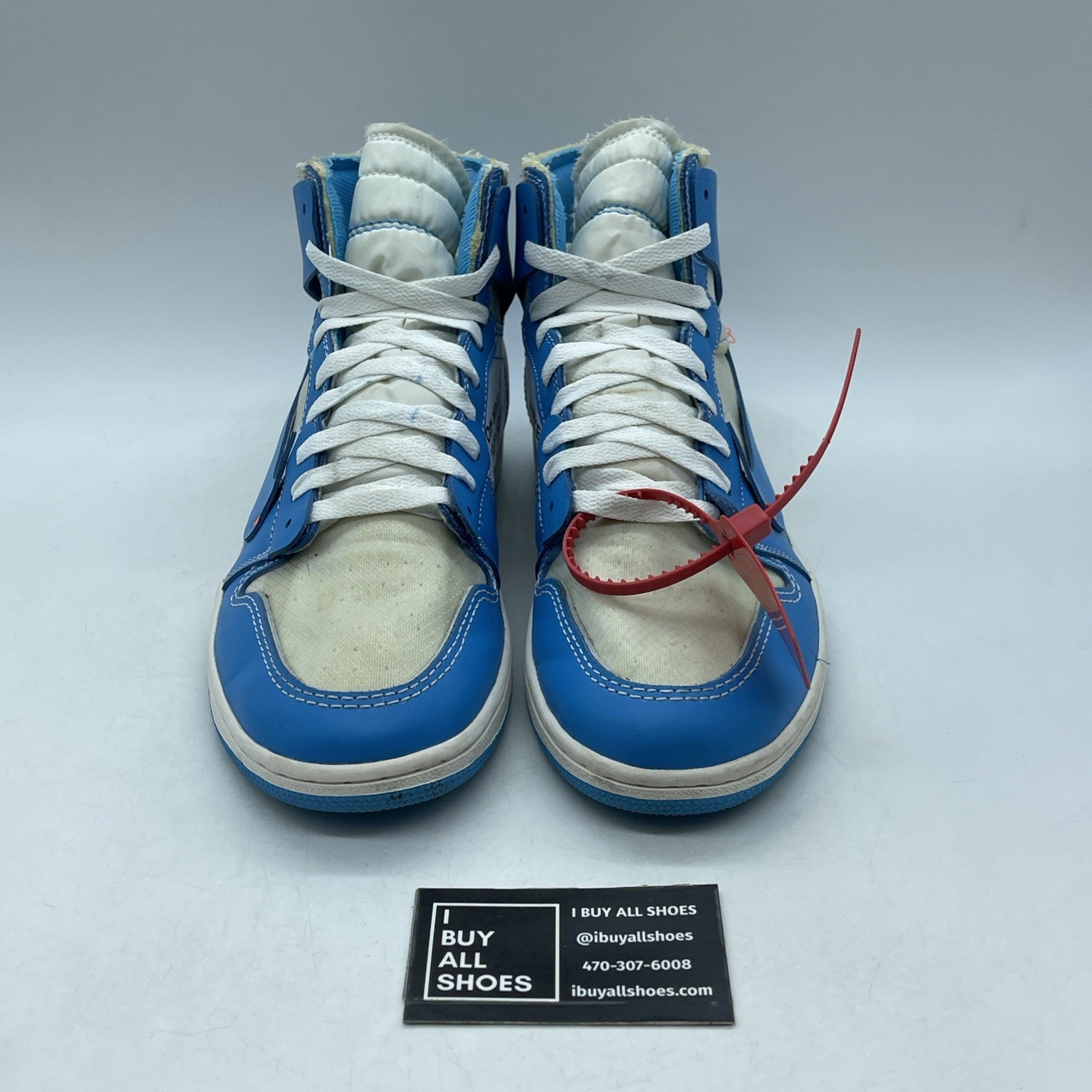 Size 9.5 - Air Jordan 1 Retro OG x Off-White High UNC (AQ0818-148)