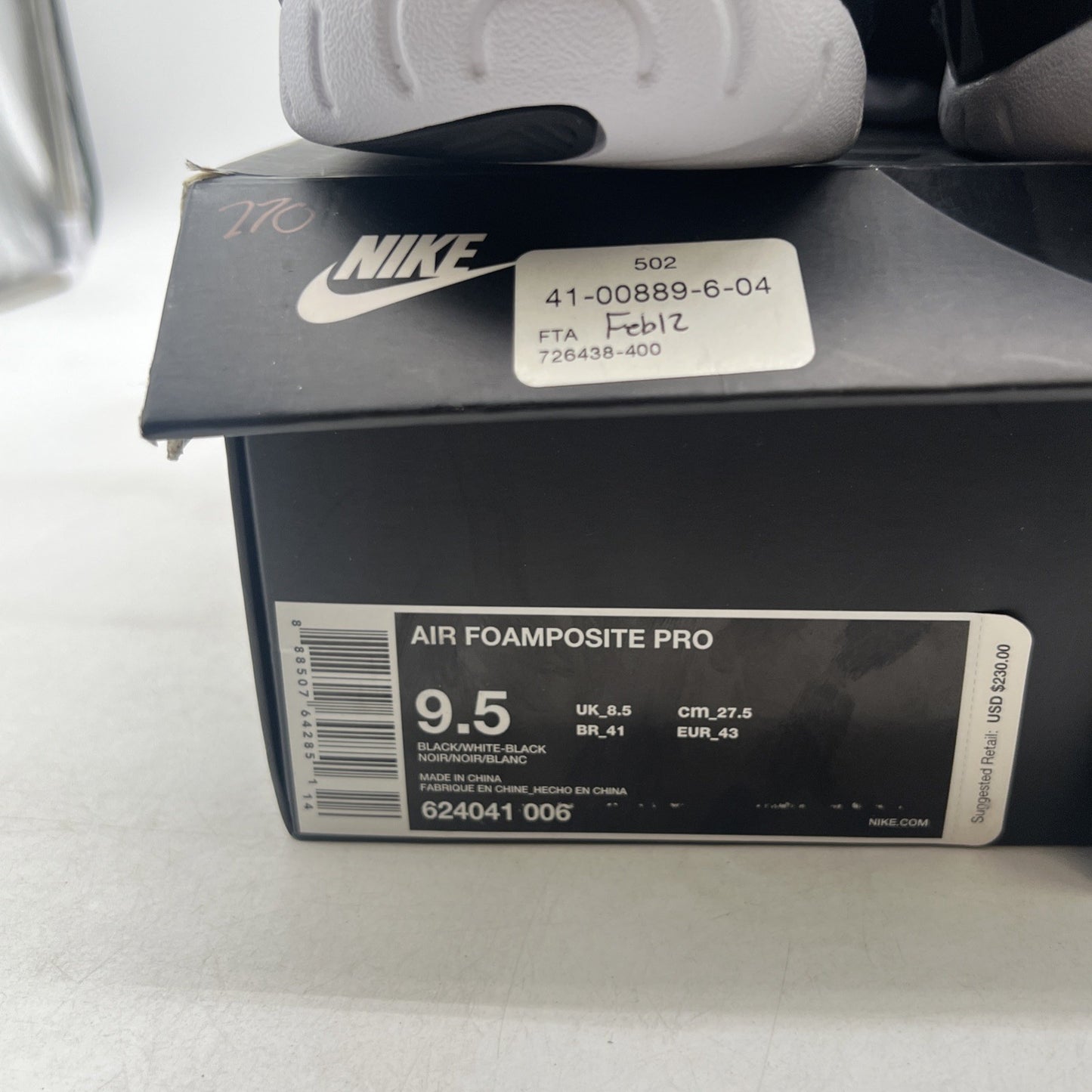 Size 9.5 - Nike Air Foamposite Pro 2016 Dr. Doom (624041-006)