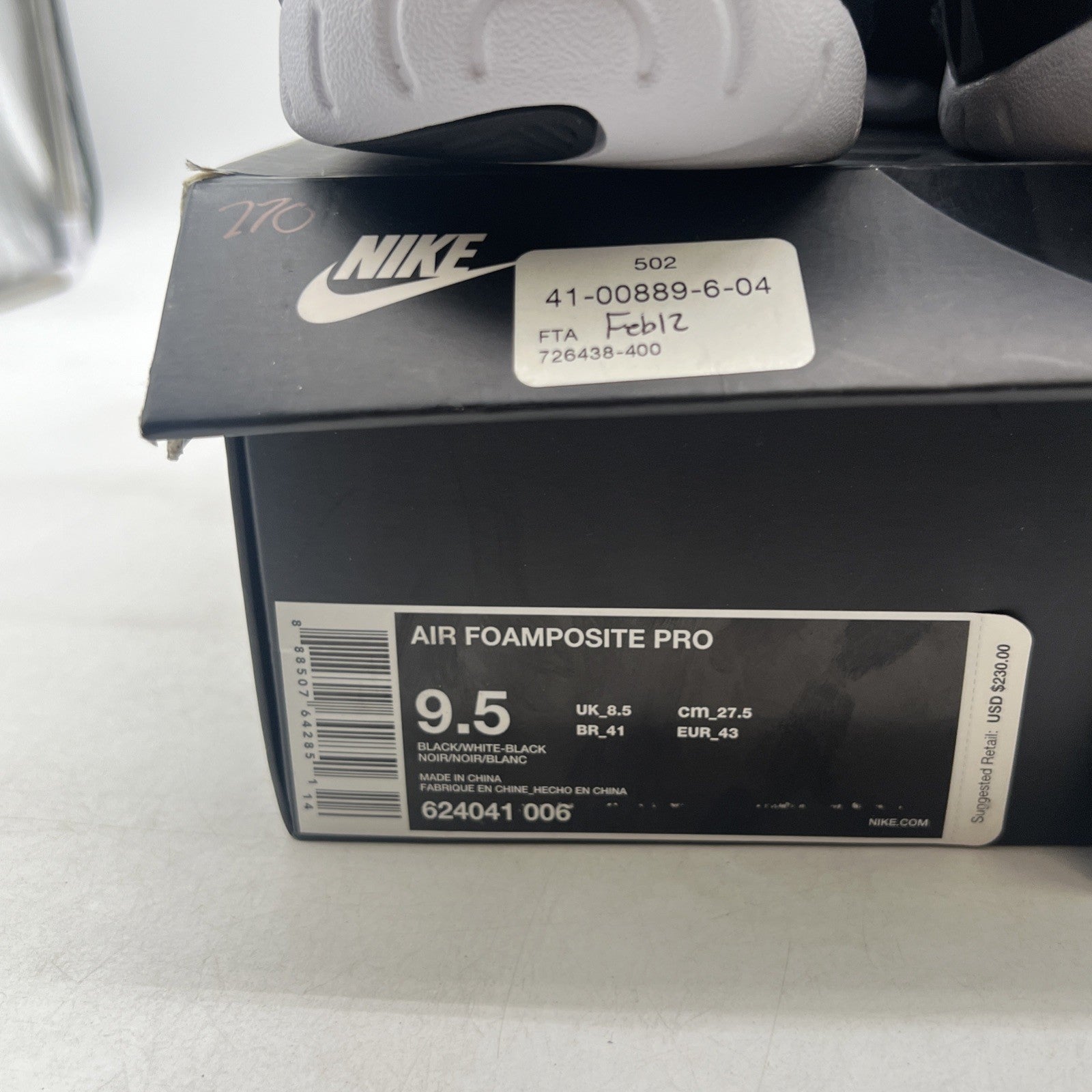 Size 9.5 - Nike Air Foamposite Pro 2016 Dr. Doom (624041-006)