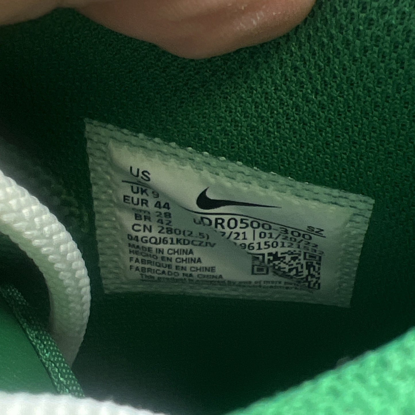 Size 10 - Off-White x Nike Air Force 1 SP Leather Mid Pine Green (DR0500-300)
