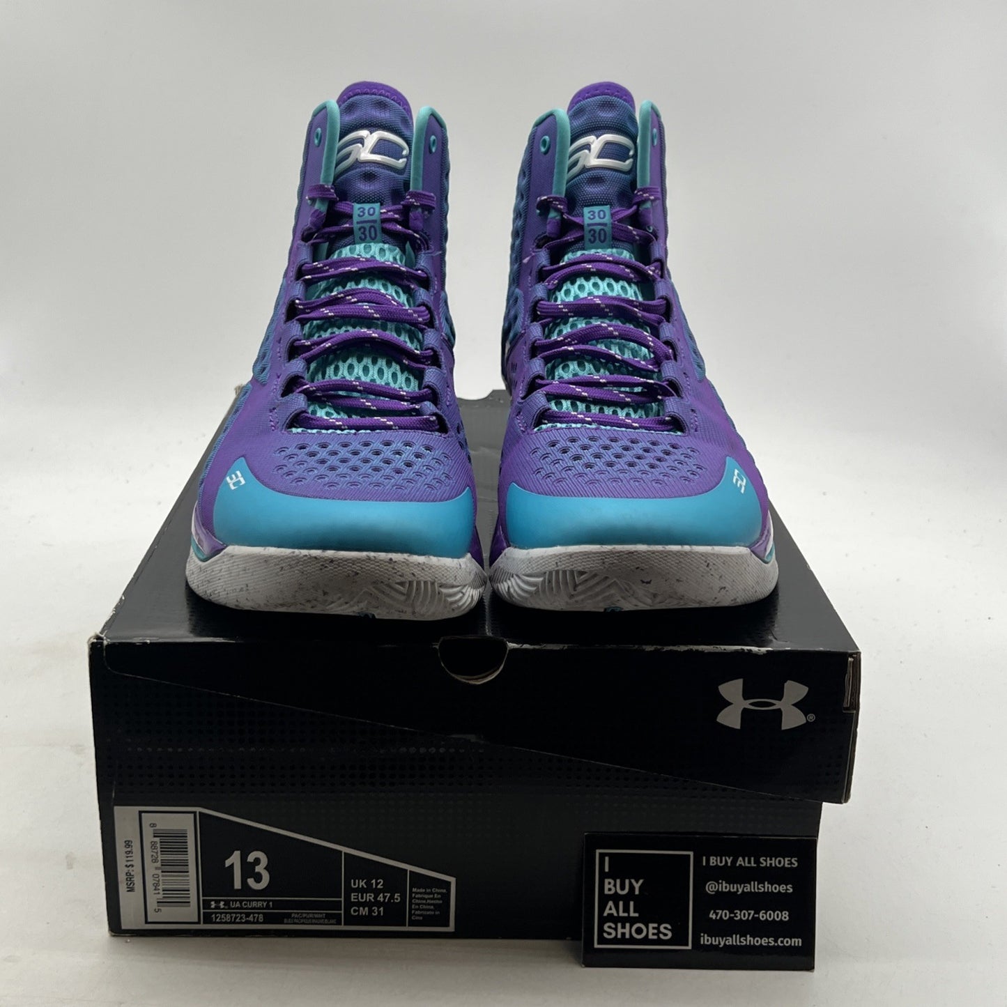 Size 13 - Under Armour Curry 1 Father to Son (1258723-478)