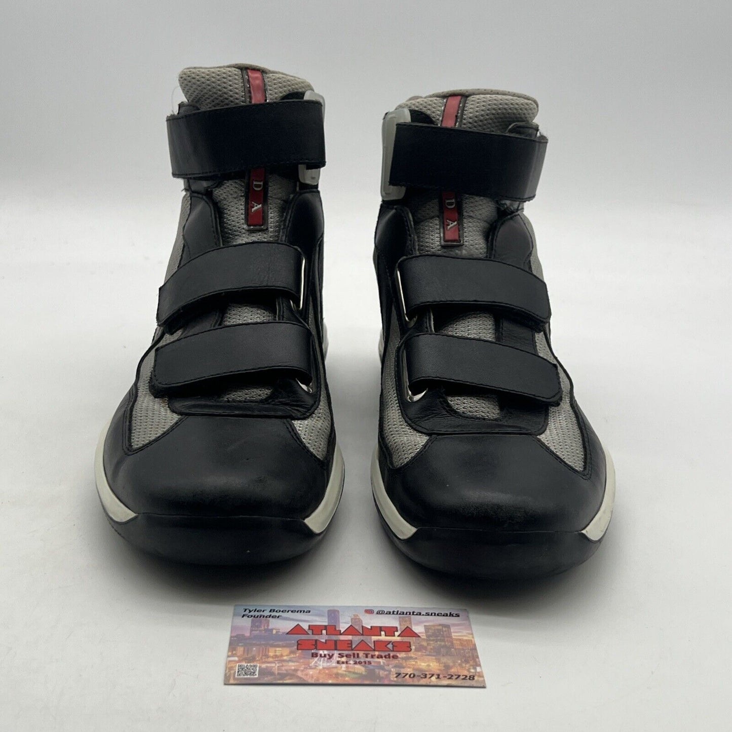 Size 8 - Prada American Cup Sneaker High Top