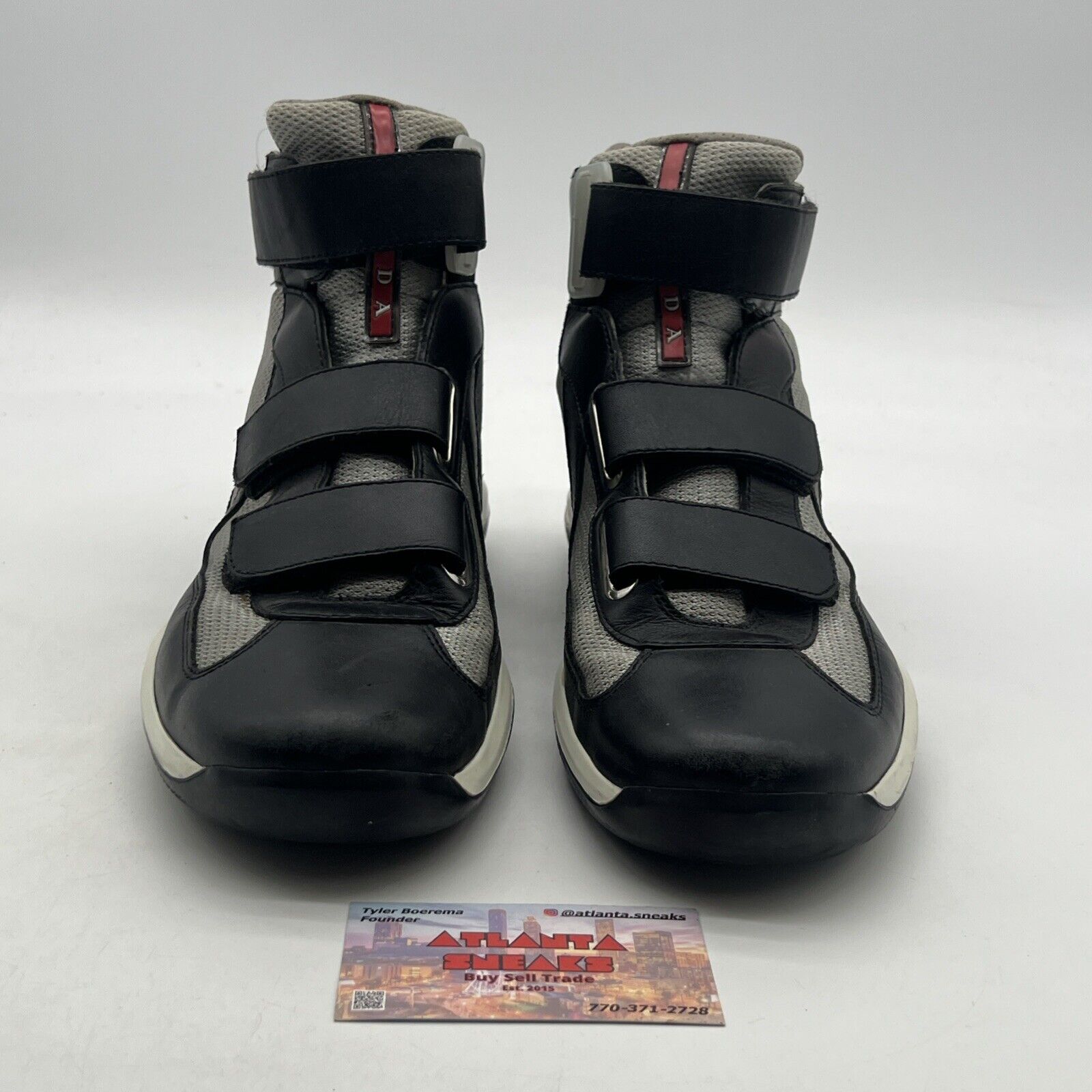 Size 8 - Prada American Cup Sneaker High Top