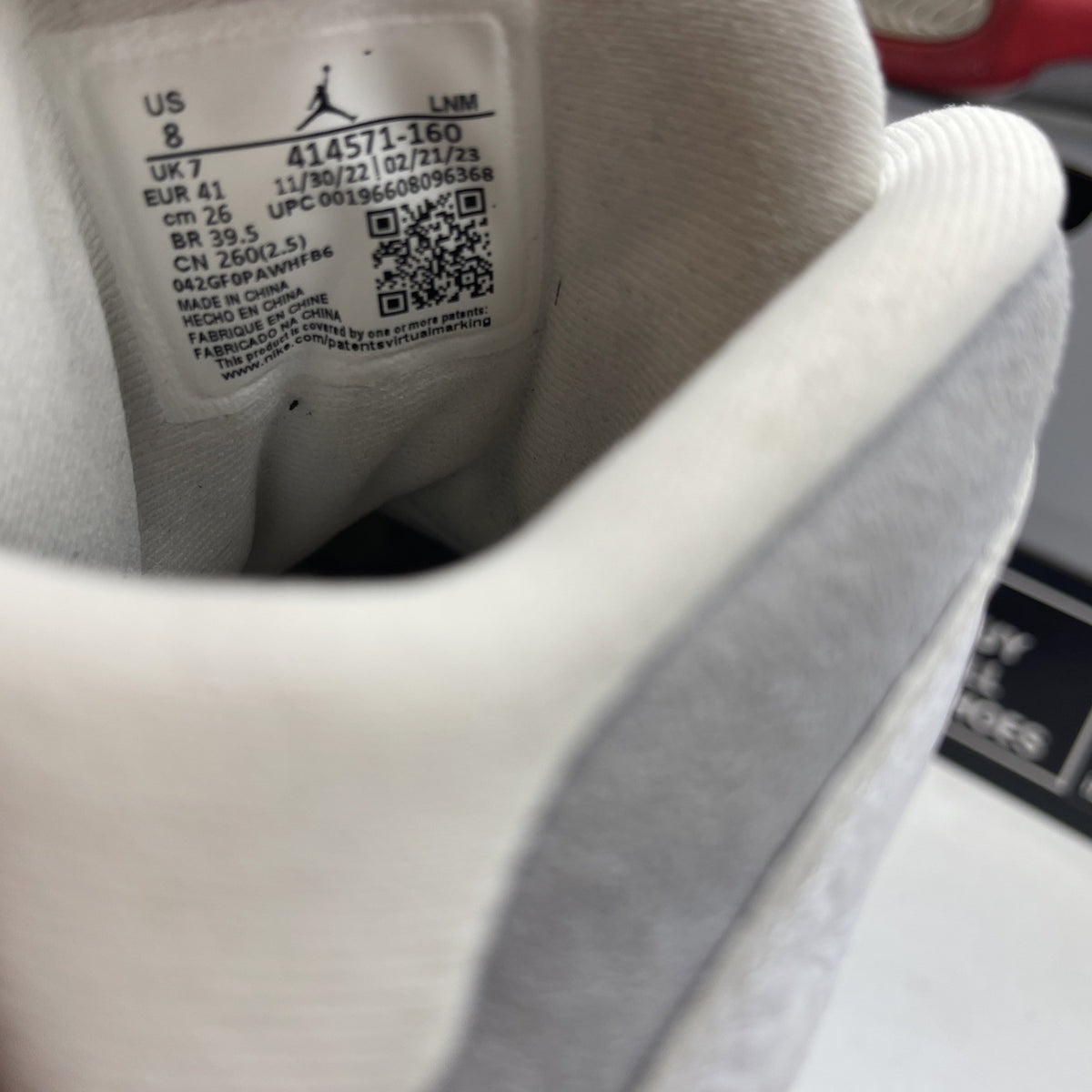 Size 8 - Air Jordan 13 Retro White Wolf Grey (414571-160)