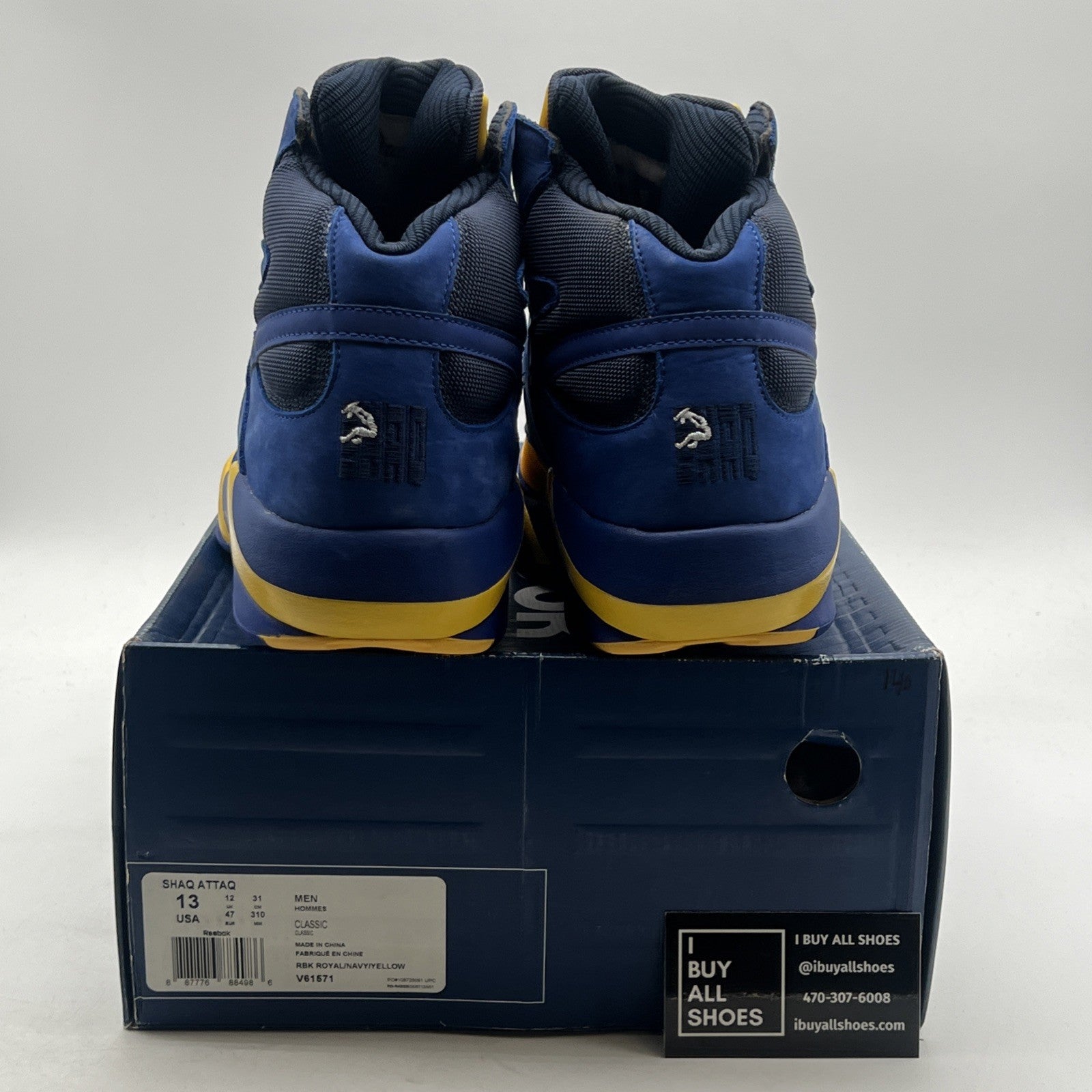 Size 13 - Reebok Shaq Attaq Packer Shoes (V61571)