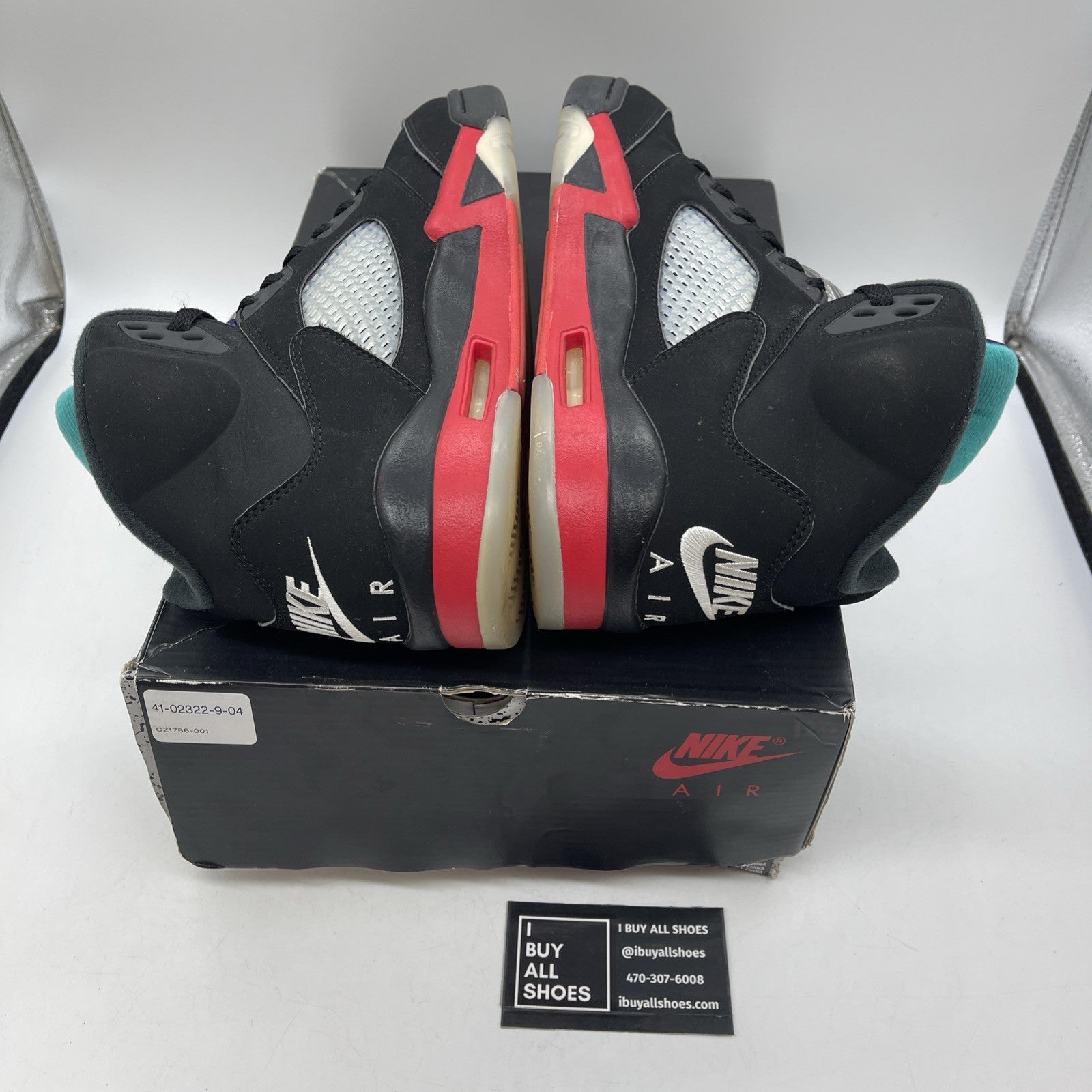Size 8.5 - Jordan 5 Retro Top 3 Black 2020 (CZ1786-001)
