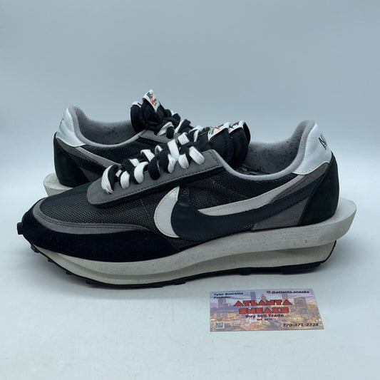 Size 11.5 - Nike sacai x LDWaffle Black Grey White Suede Leather (BV0073-001)