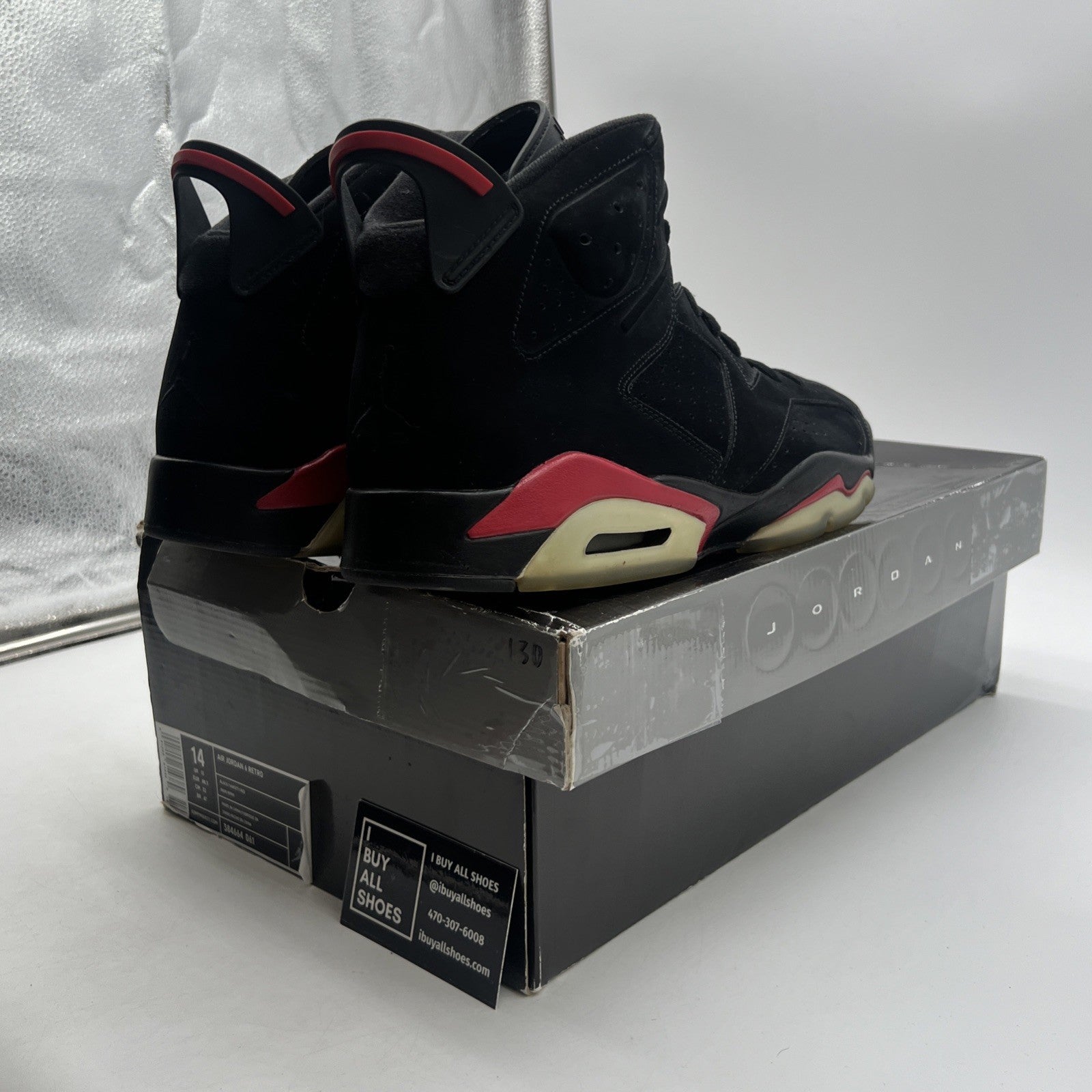 Size 14 - Air Jordan 6 Retro 2010 Varsity Red (384664-061)