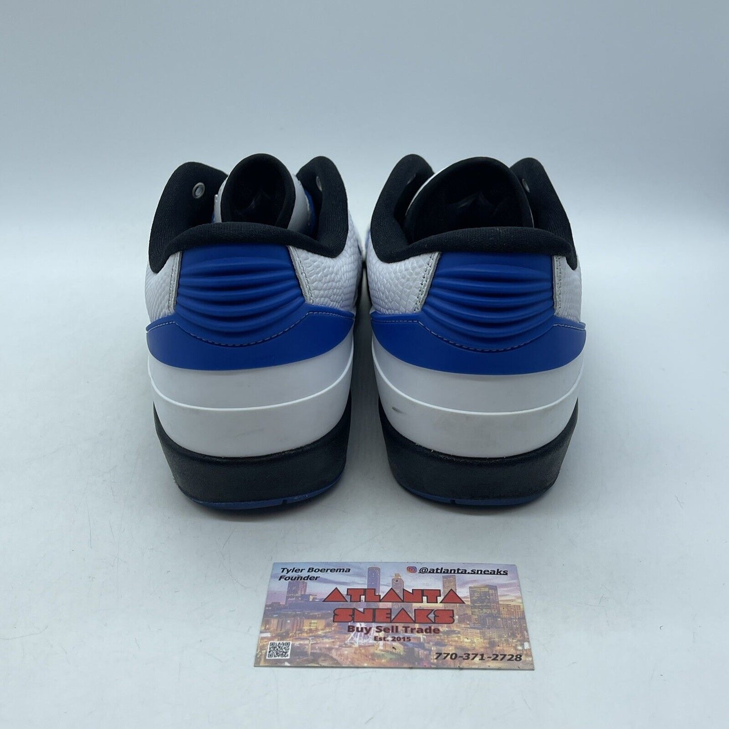 Size 10W - Air Jordan 2 Retro Low Varsity Royal Blue White Leather (DX4401-104)
