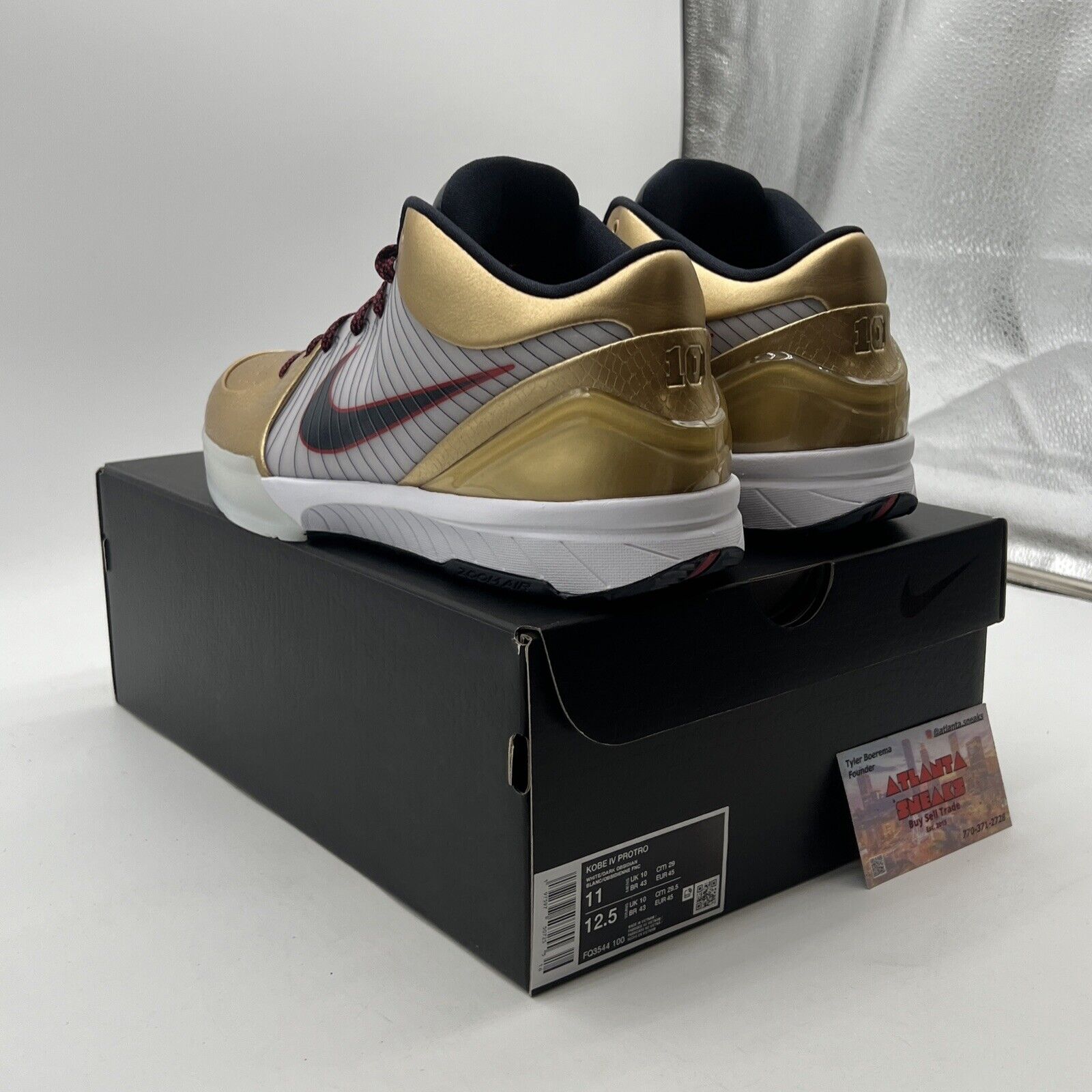 Size 11 - Nike Zoom Kobe 4 Protro 2024 Gold Medal (FQ3544-100)