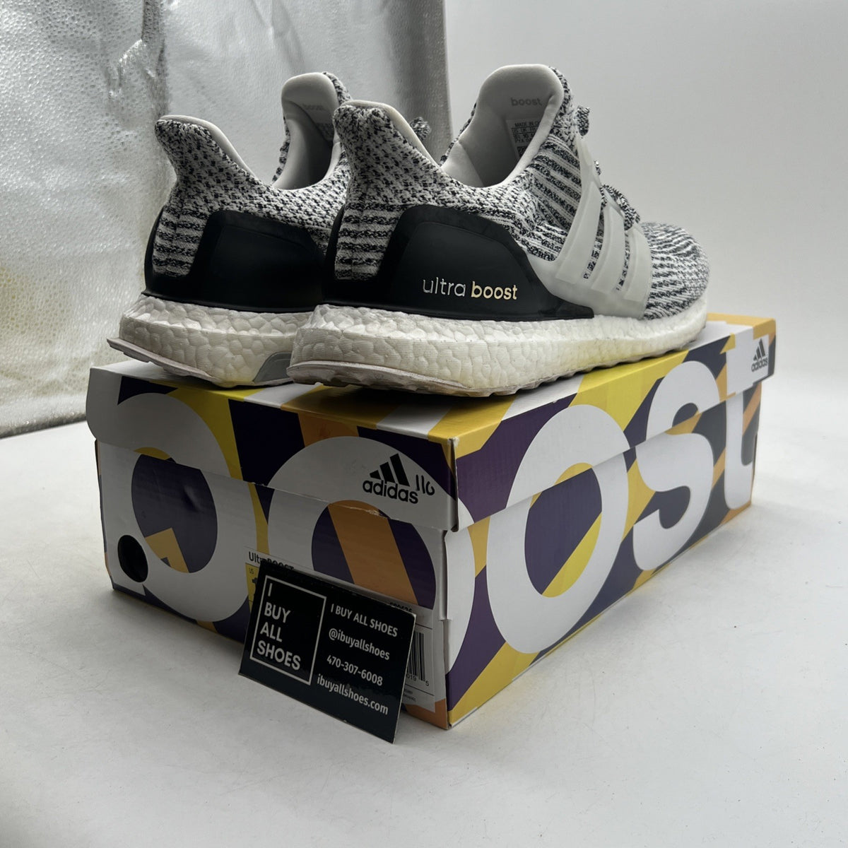 Size 10.5 - Adidas UltraBoost 3.0 Oreo (S80636)