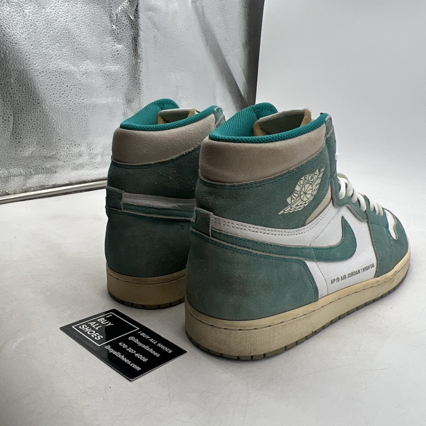 Size 13 - Air Jordan 1 Retro OG High Turbo Green (555088-311)