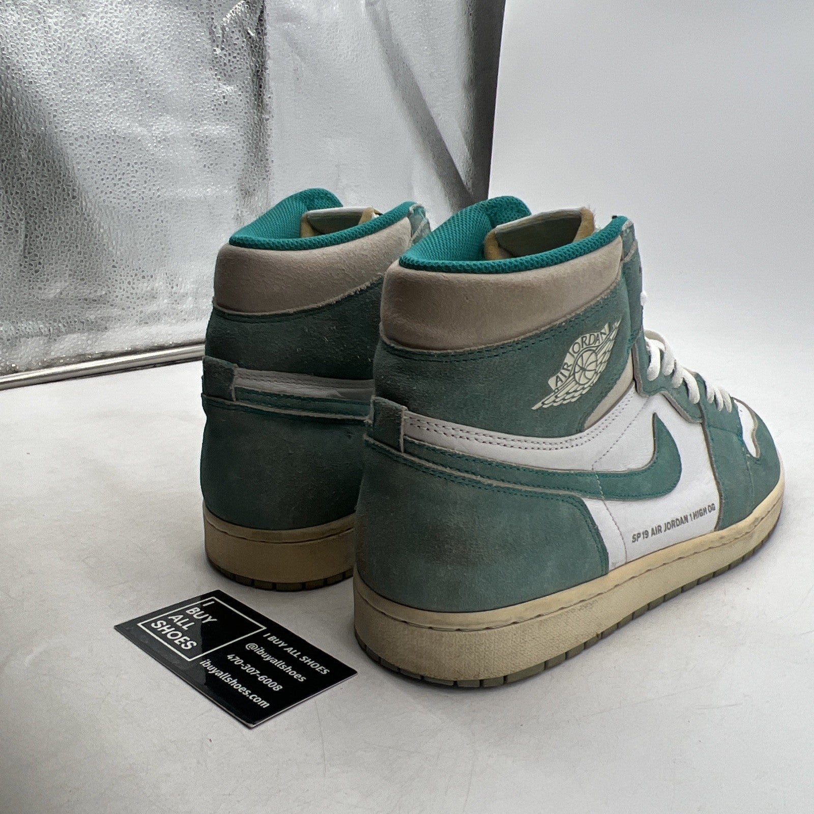 Size 13 - Air Jordan 1 Retro OG High Turbo Green (555088-311)