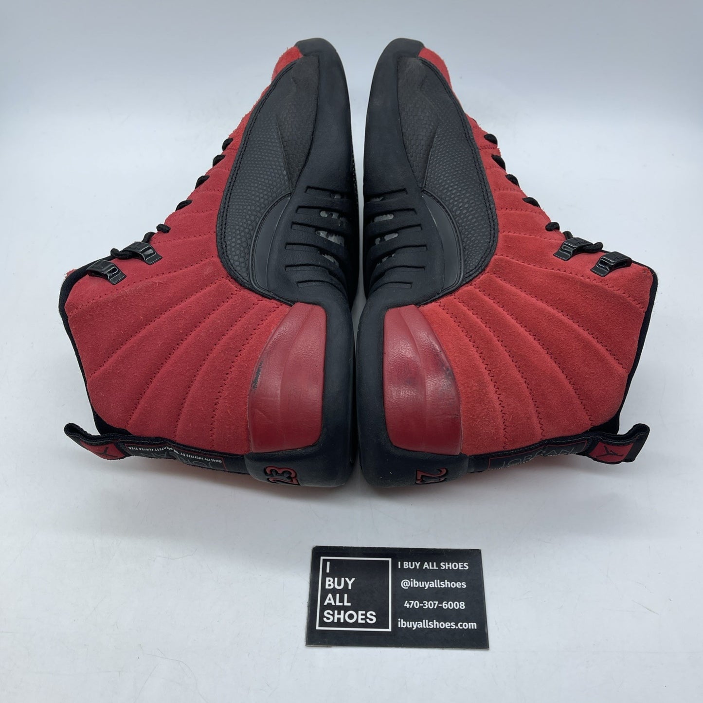 Size 9 - Jordan 12 Retro Reverse Flu Game 2020 Red Black Suede (CT8013-602)