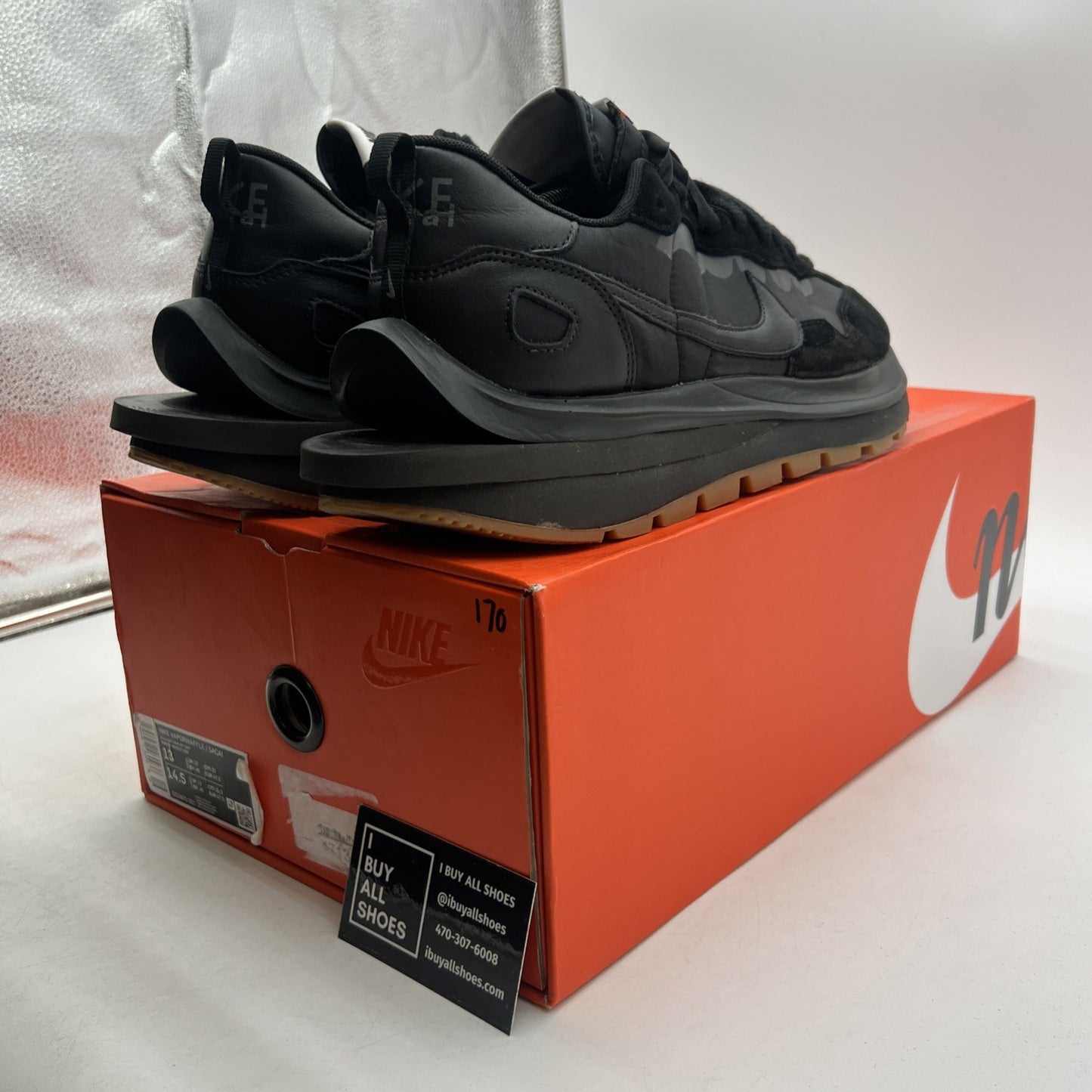 Size 13 - Nike VaporWaffle x Sacai Black (DD1875-001)