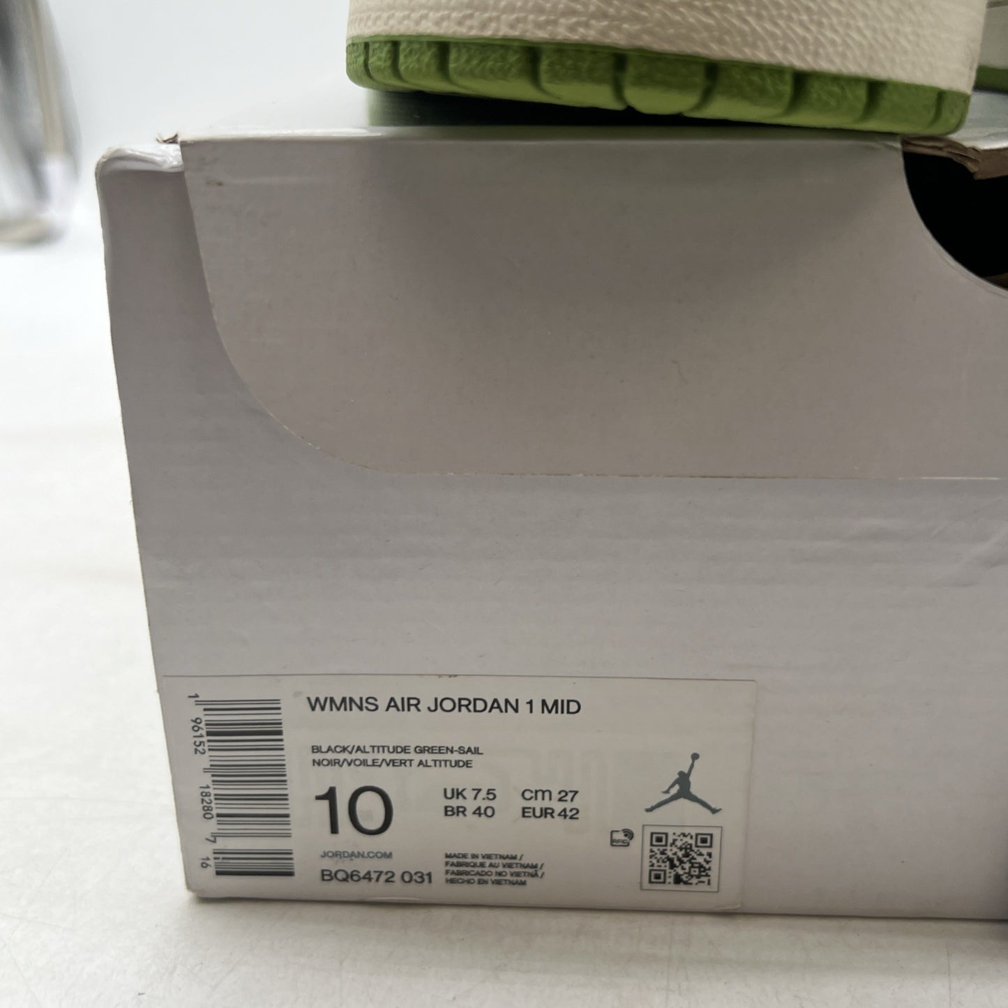 Size 10 - Air Jordan 1 Mid Altitude Green W (BQ6472-031)