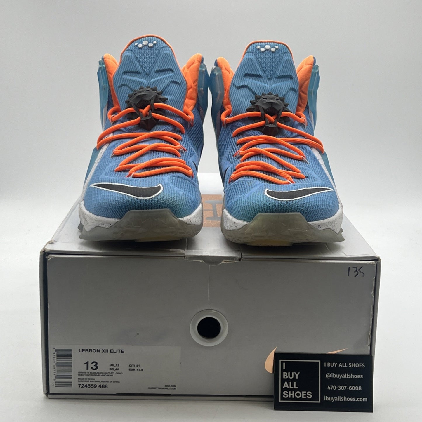 Size 13 - Nike LeBron 12 Elite Elevate (724559-488)