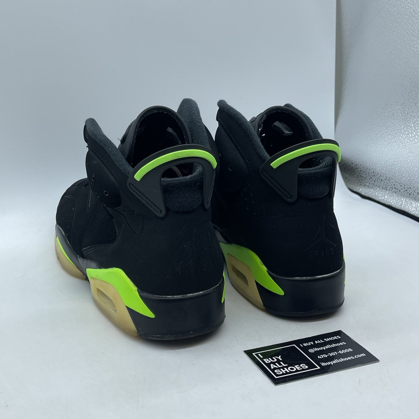 Size 12 - Jordan 6 Retro Electric Green 2021 Black Suede (CT8529-003)