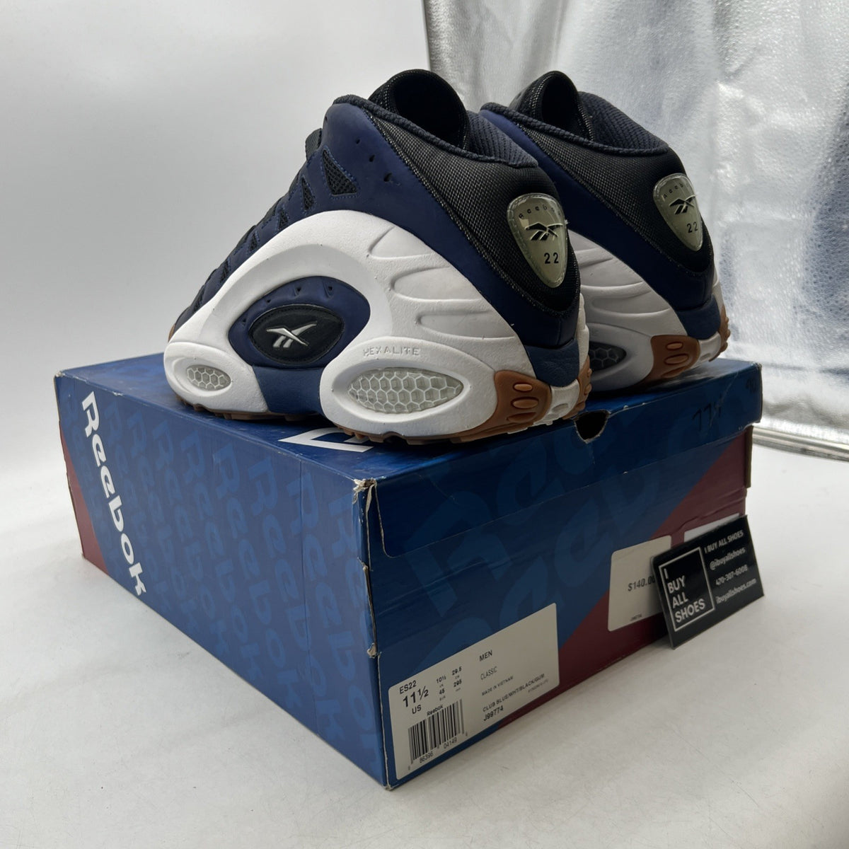 Size 11.5 - Reebok ES22 OG 2012 Club Blue (J99774)