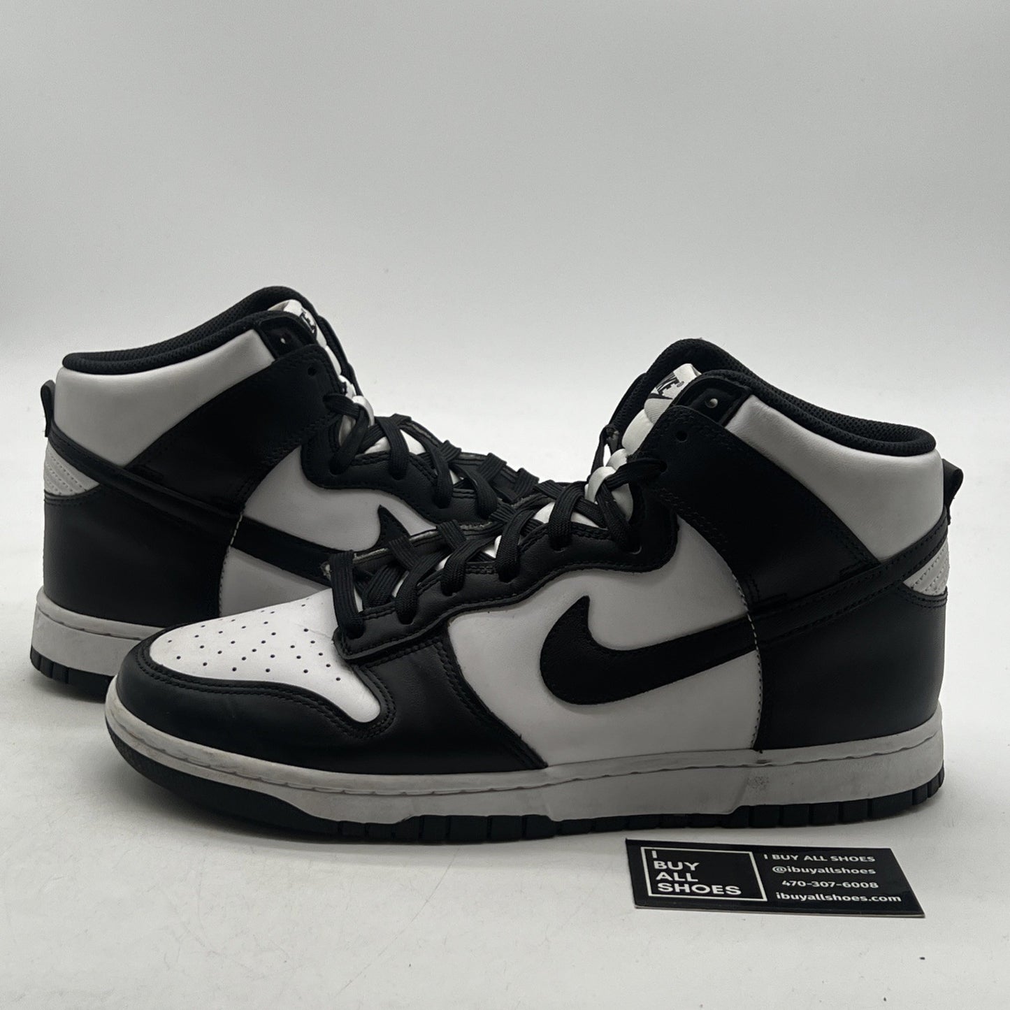 Size 10.5 - Nike Dunk High Black White (DD1399-105)