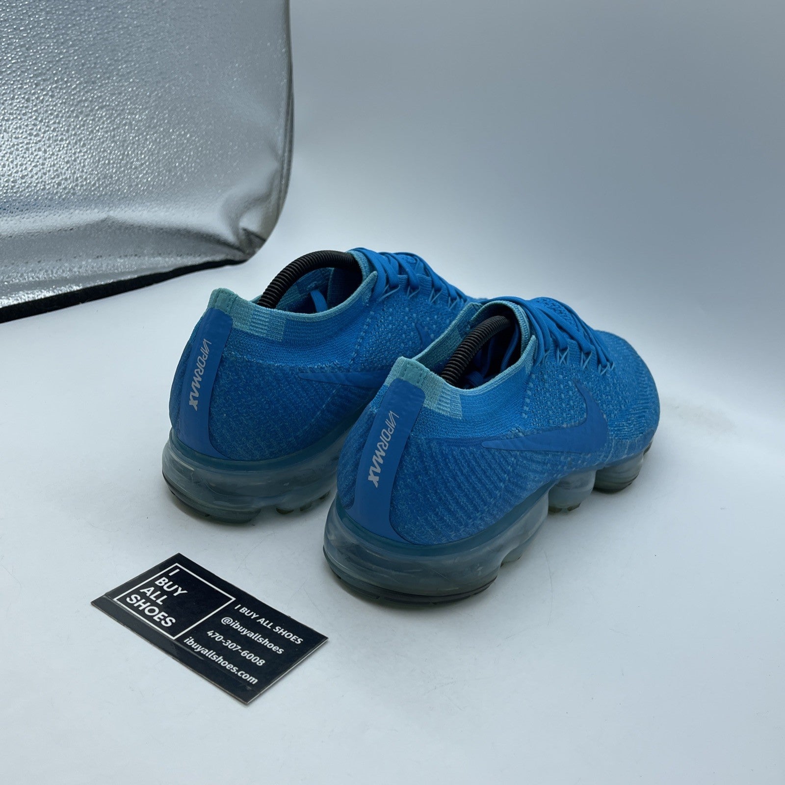 Size 12 - Nike Air VaporMax Flyknit Blue Orbit (849558-402)