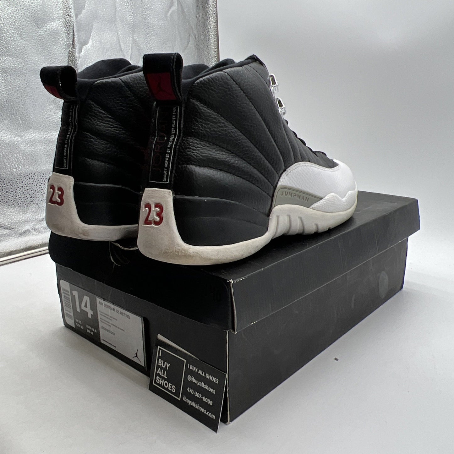 Size 14 - Air Jordan 12 Retro 2012 Playoff (130690-001)
