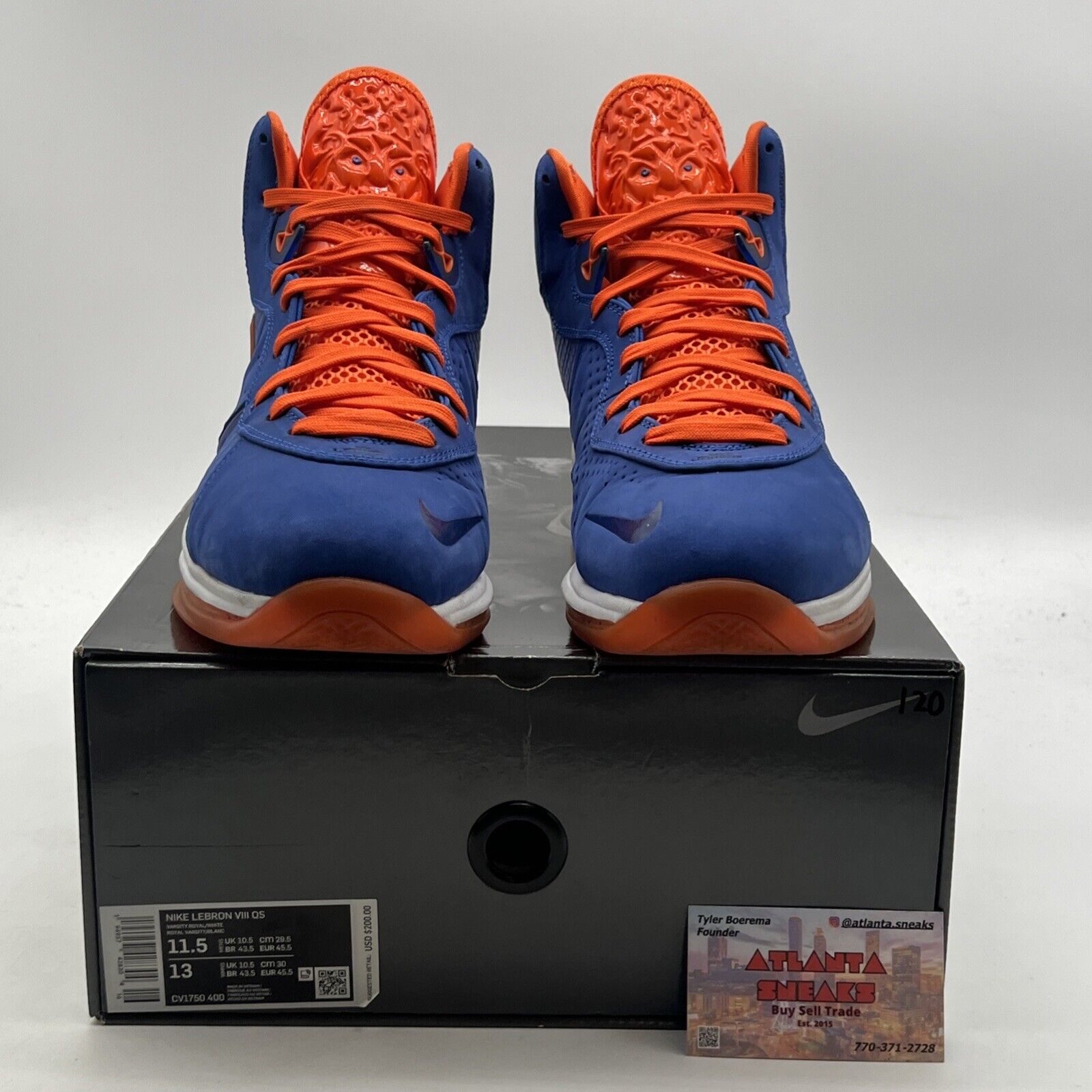 Size 11.5 - Nike LeBron 8 HWC - (CV1750-400)