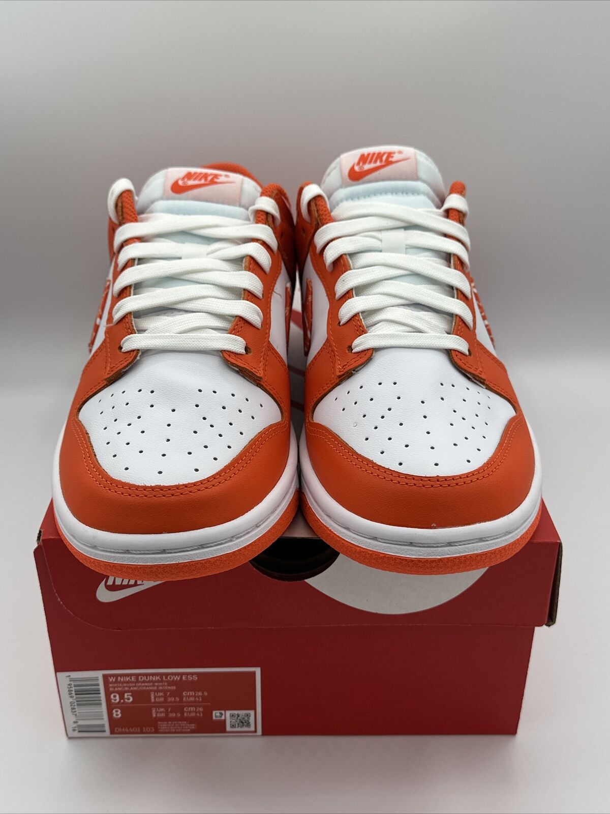 Size 9.5 - Nike Dunk Low Orange Paisley