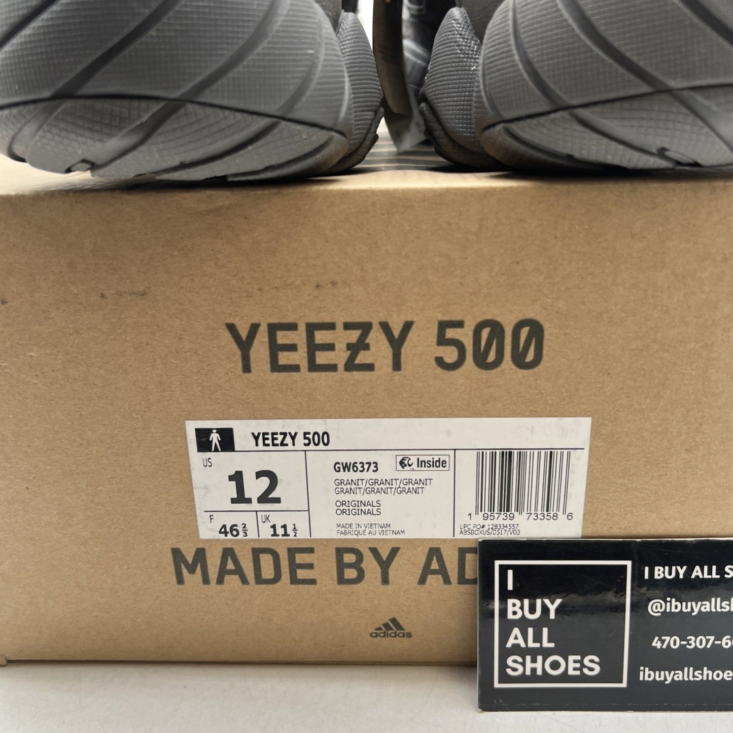 Size 12 - adidas Yeezy 500 Granite 2022 (GW6373)