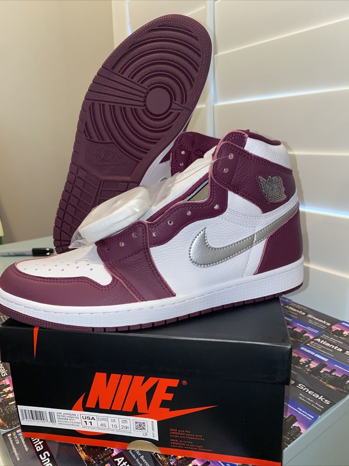 Size 11 - Jordan 1 Retro High OG Bordeaux