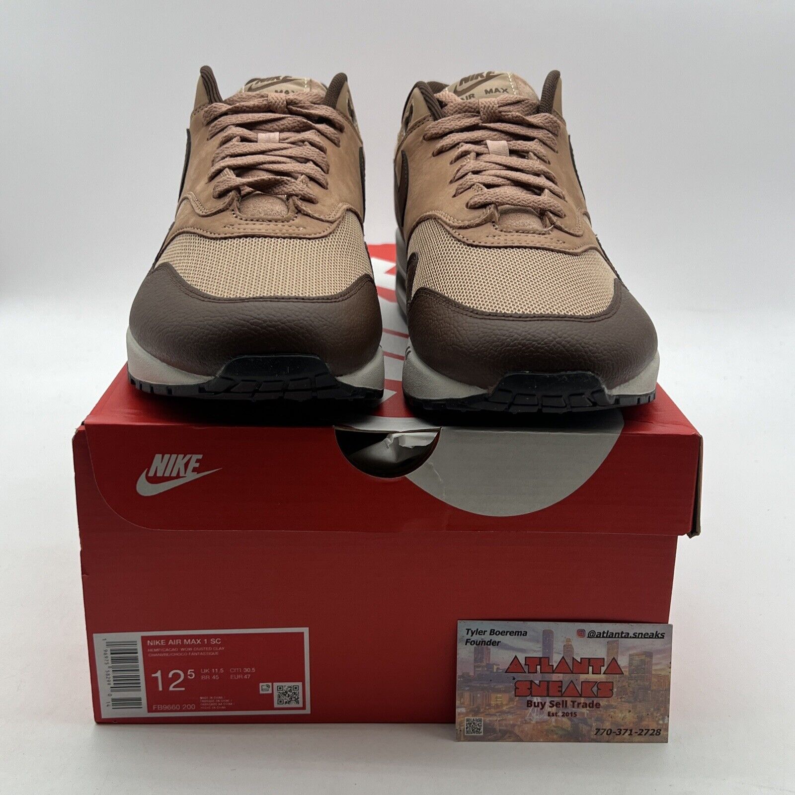 Size 12.5 - Nike Air Max 1 SC Cacao Wow (FB9660-200)