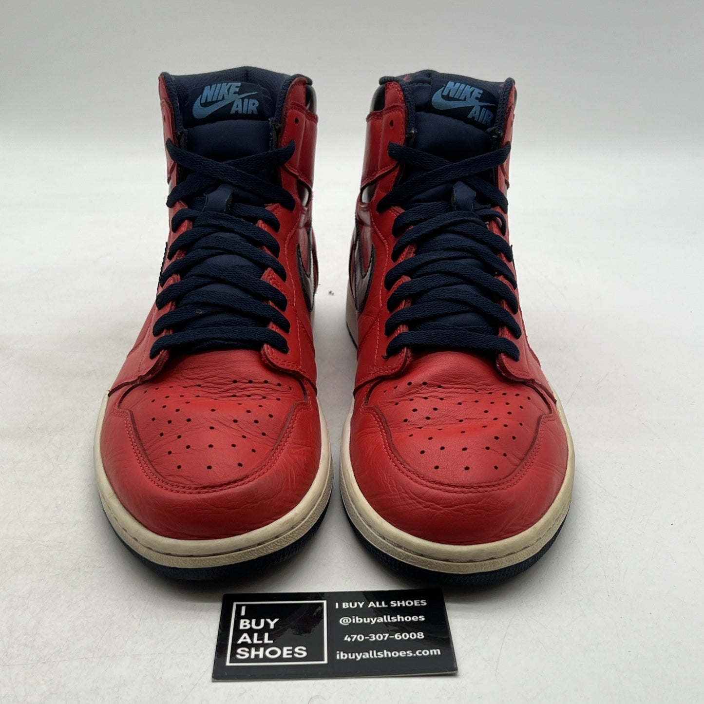 Size 13 - Air Jordan 1 Retro OG High David Letterman (555088-606)