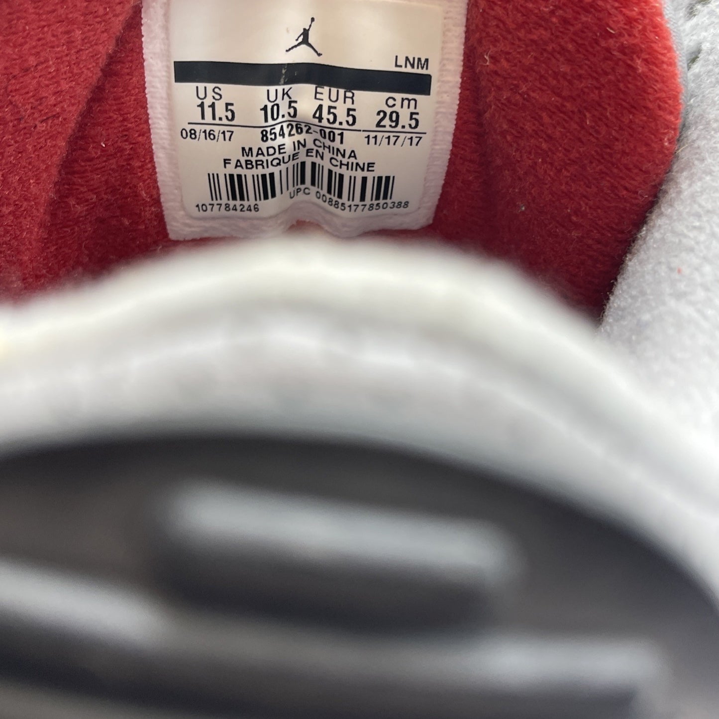 Size 11.5 - Air Jordan 3 Retro OG Mid Black Cement (854262-001)