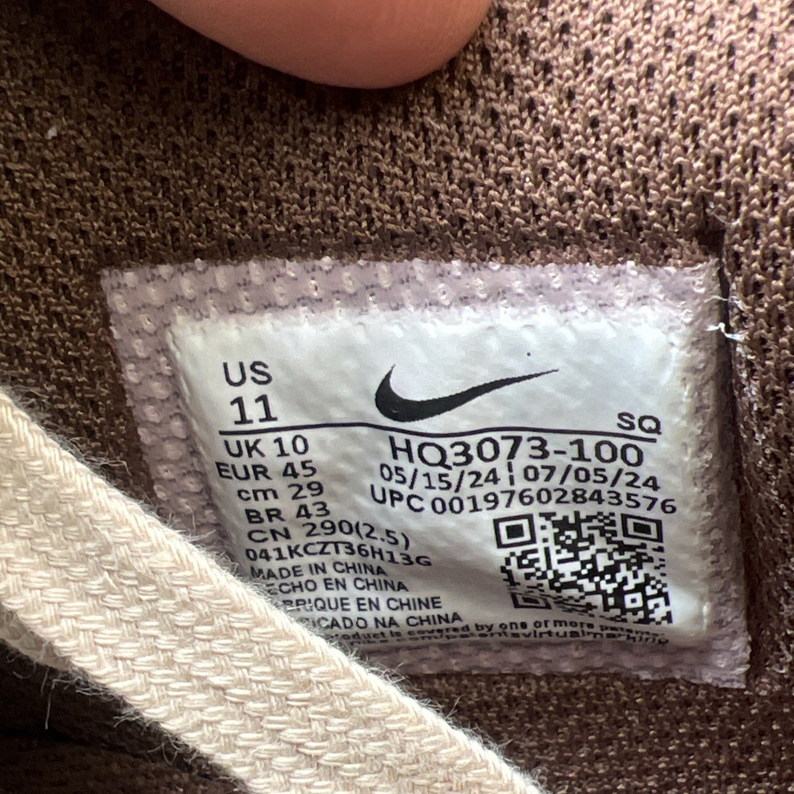 Size 11 - Nike Travis Scott x Zoom Field Jaxx Light Chocolate (HQ3073-100)