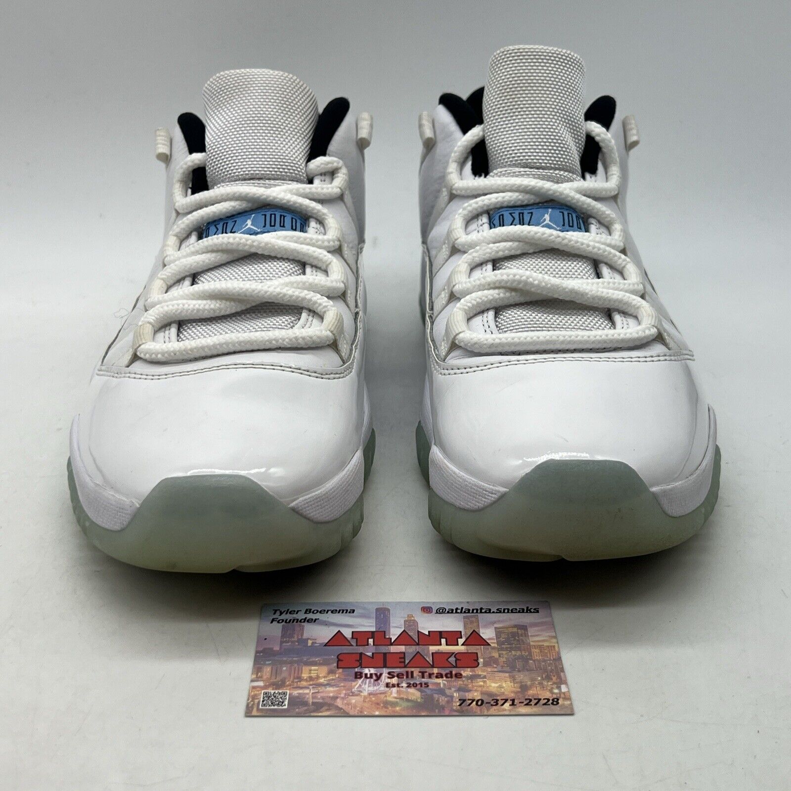 Size 9 - Jordan 11 Retro Low Legend Blue White Icey (AV2187-117)