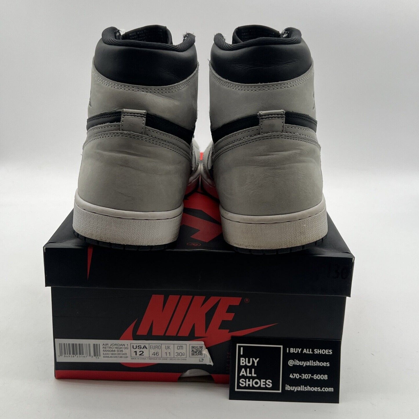 Size 12 - Air Jordan 1 Retro OG High Shadow 2.0 (555088-035)