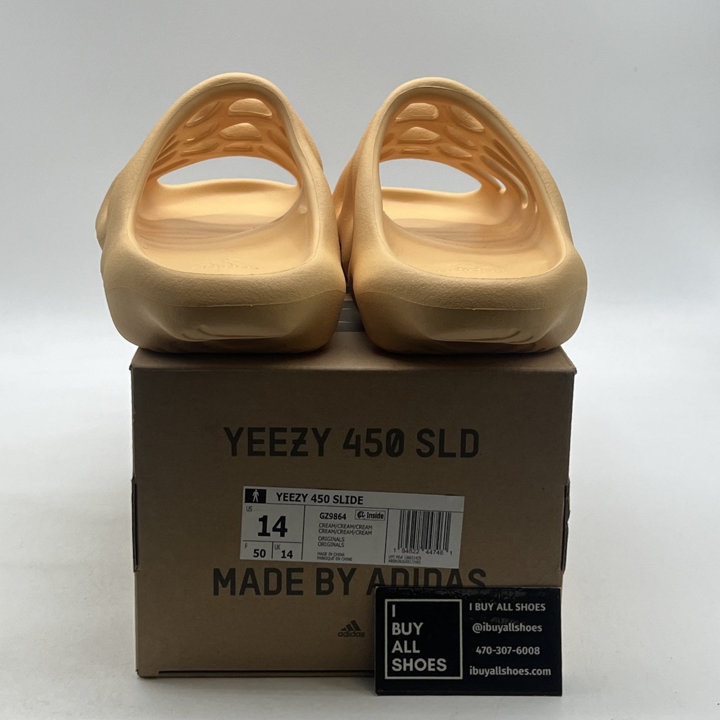 Size 14 - adidas Yeezy 450 SLD Slide Cream (GZ9864)