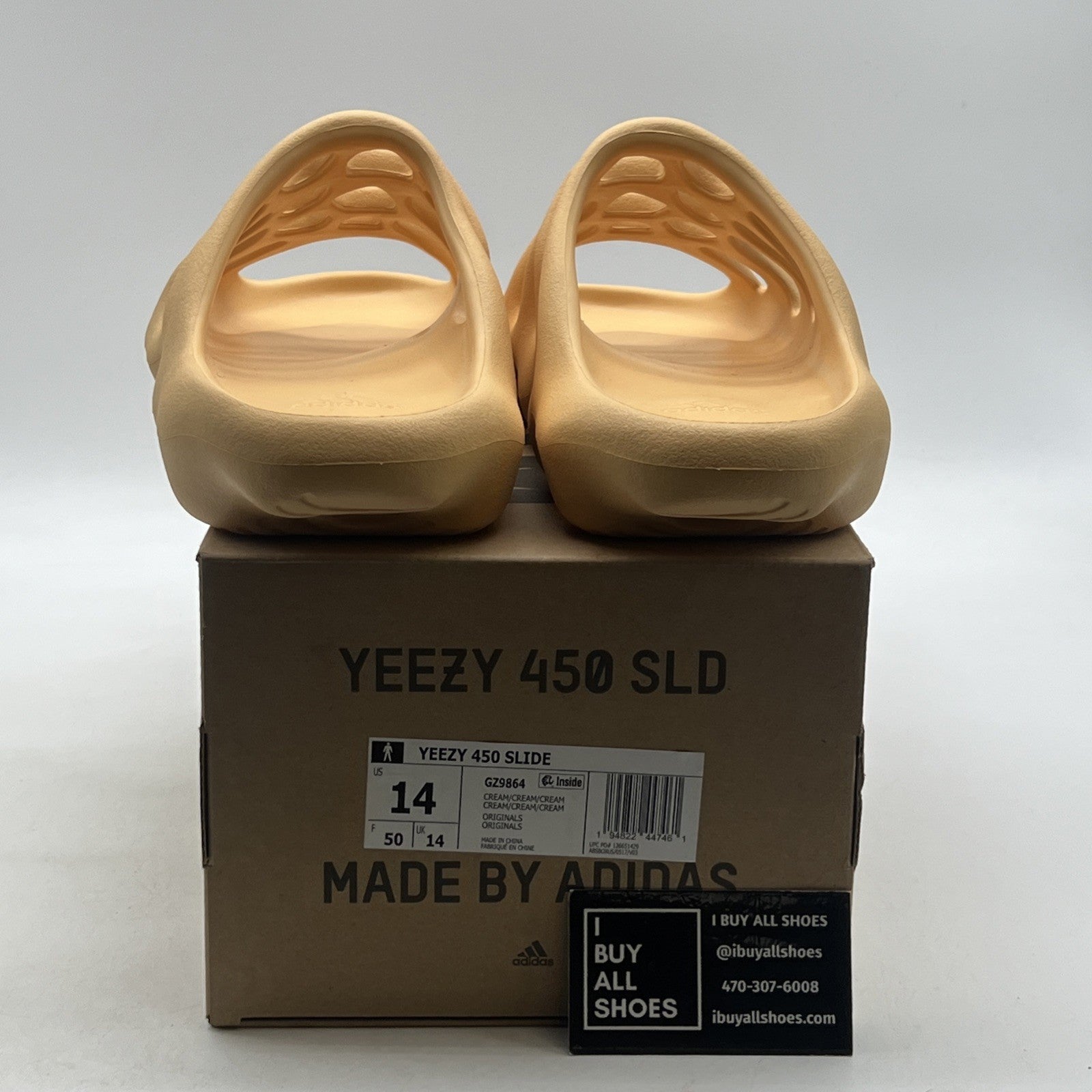 Size 14 - adidas Yeezy 450 SLD Slide Cream (GZ9864)