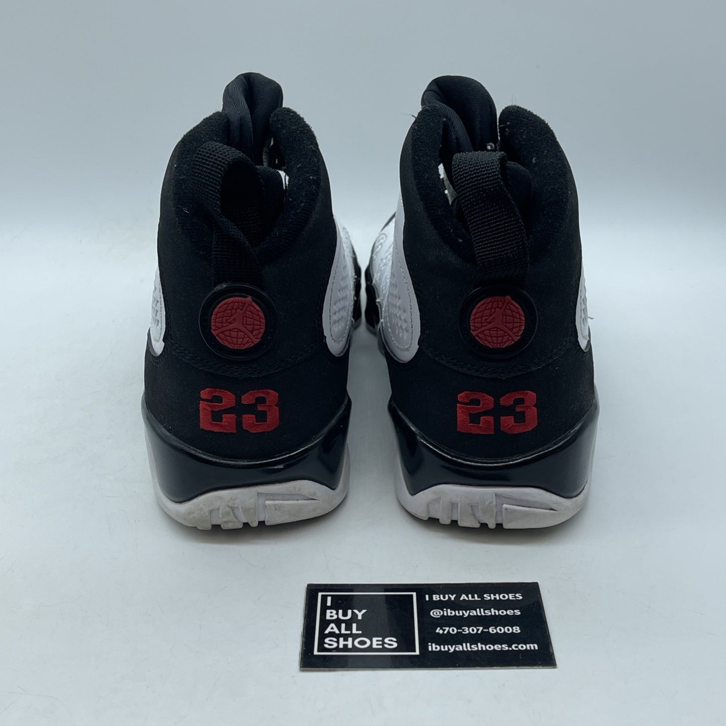 Size 9 - Air Jordan 9 Retro 2010 Release Black White Suede (302370-102)