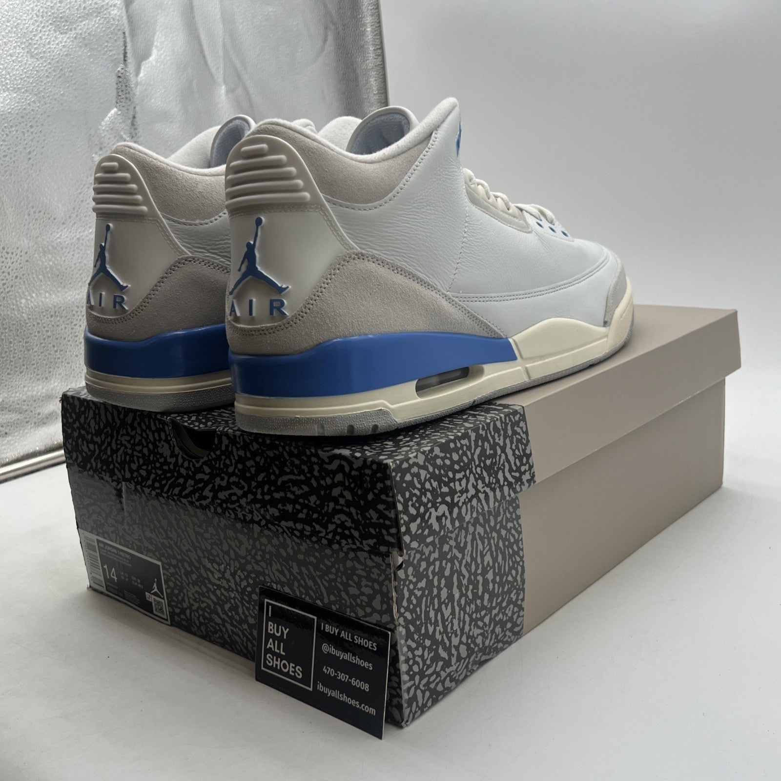 Size 14 - Air Jordan 3 Retro Lucky Shorts (CT8532-101)