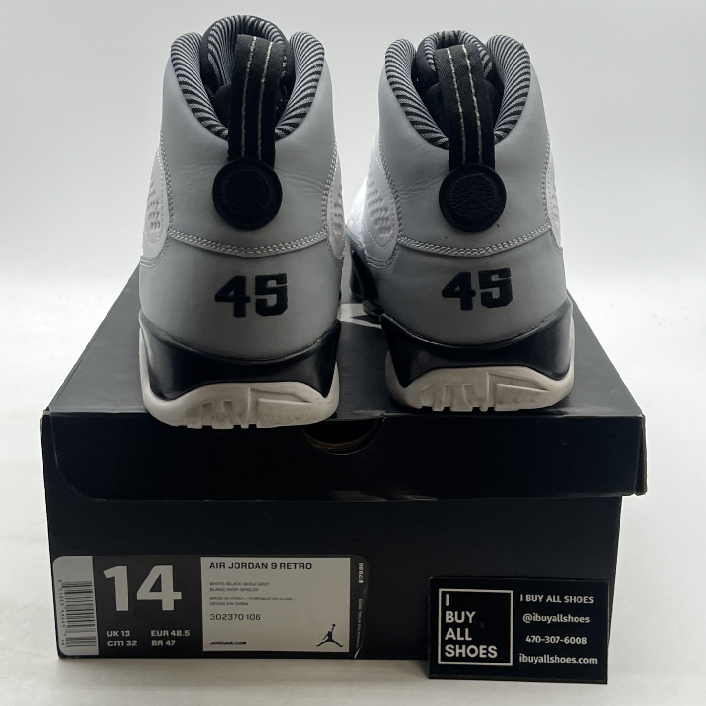 Size 14 - Air Jordan 9 Retro Barons (302370-106)