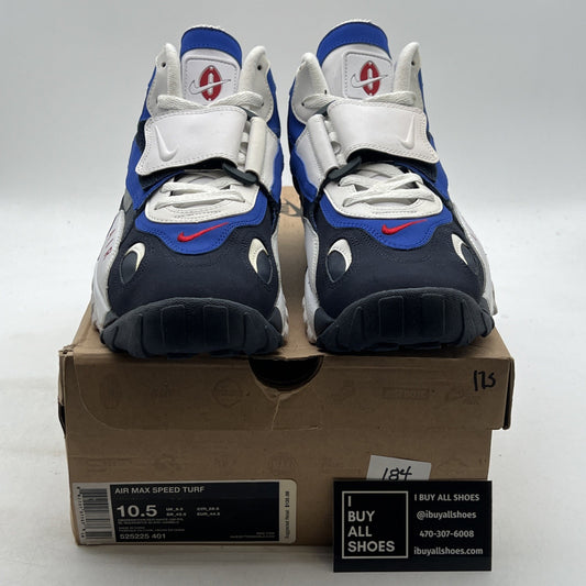 Size 10.5 - Nike Air Max Speed Turf New York Football Giants (525225-401)