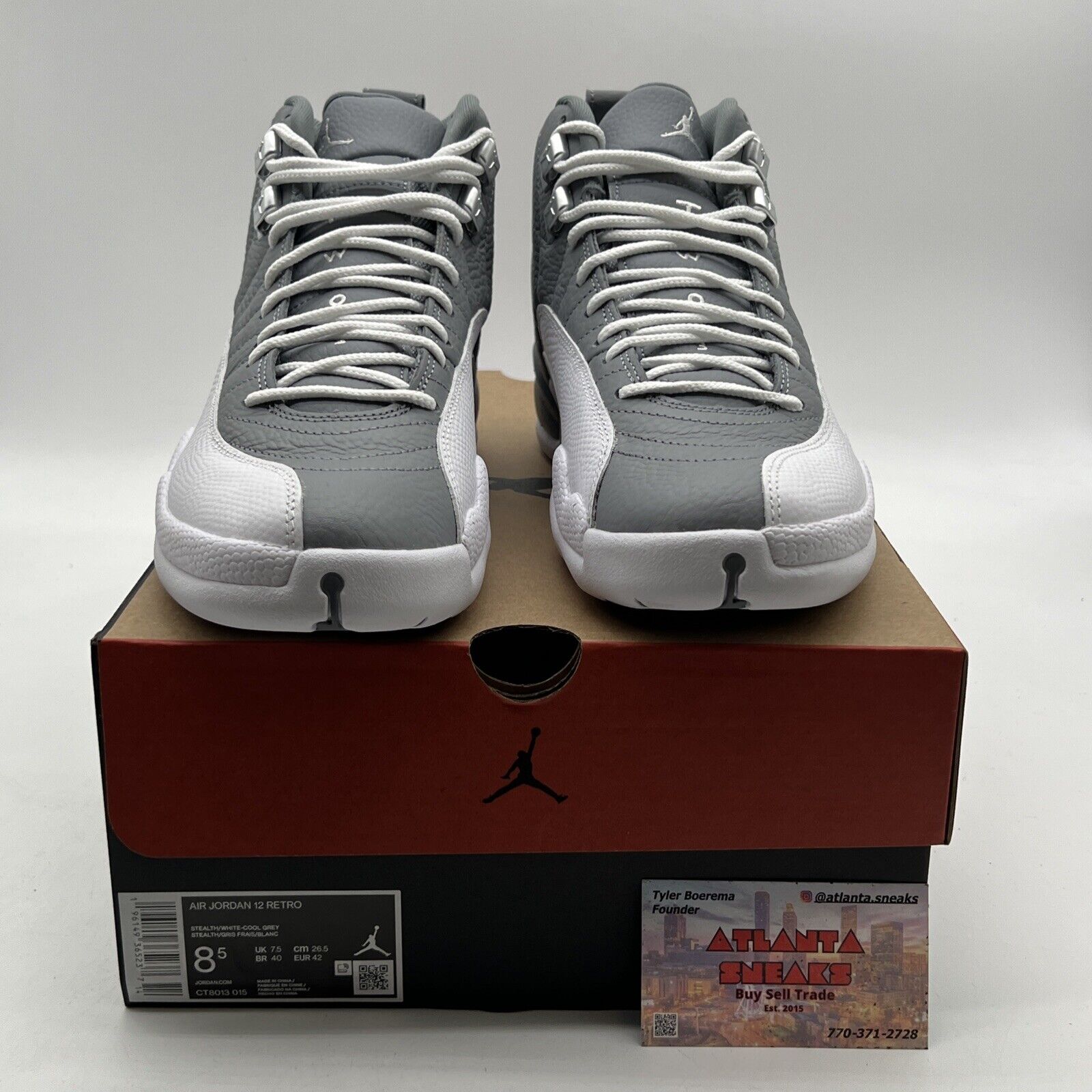 Size 8.5 - Air Jordan 12 Stealth 2022 (CT8013-015)