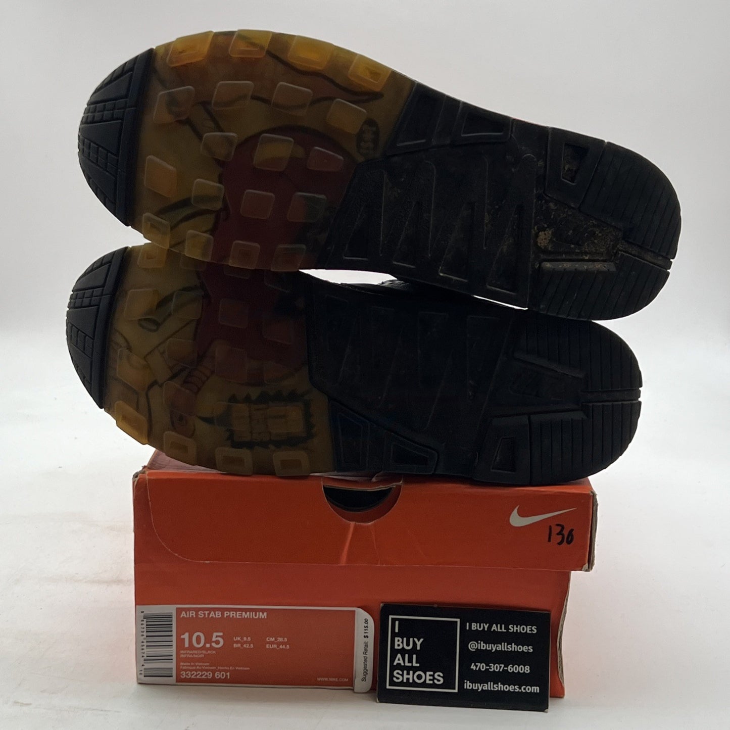 Size 10.5 - Nike Air Stab Premium Runnin N Gunnin (332229-601)