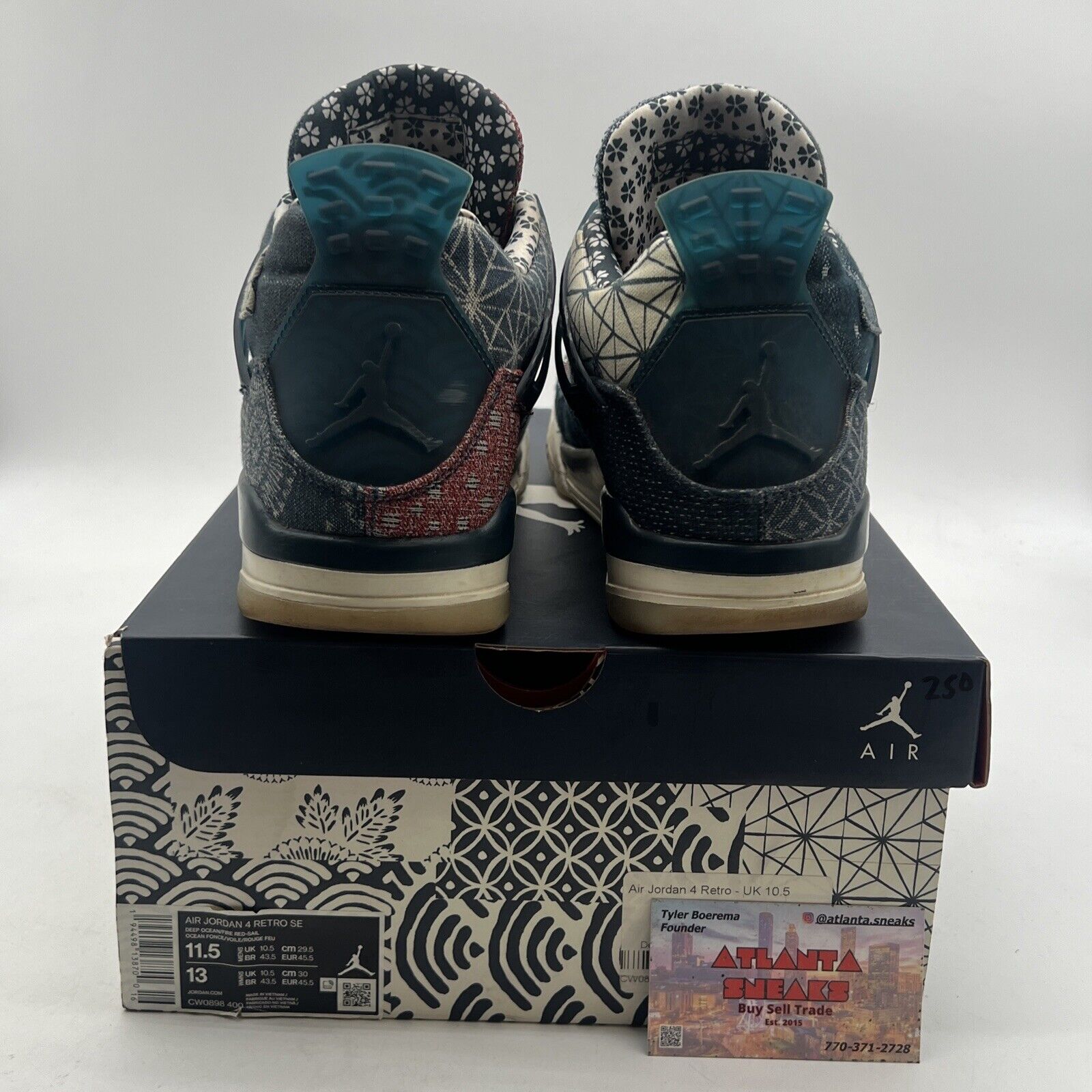 Size 11.5 - Air Jordan 4 Retro SE Sashiko (CW0898-400)