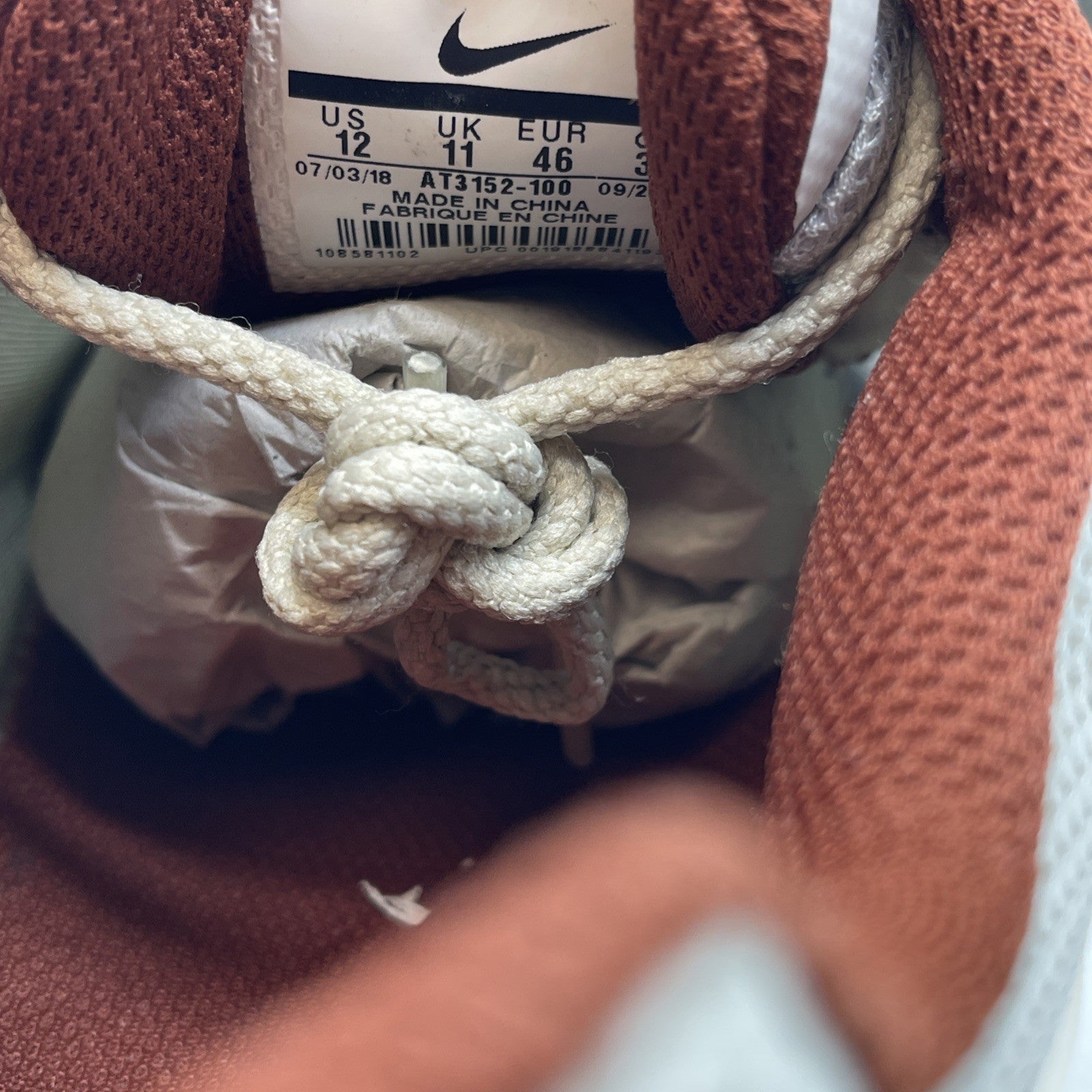 Size 12 - Nike A-Cold-Wall* x Air Zoom Vomero 5 Sail White Suede (AT3152-100)