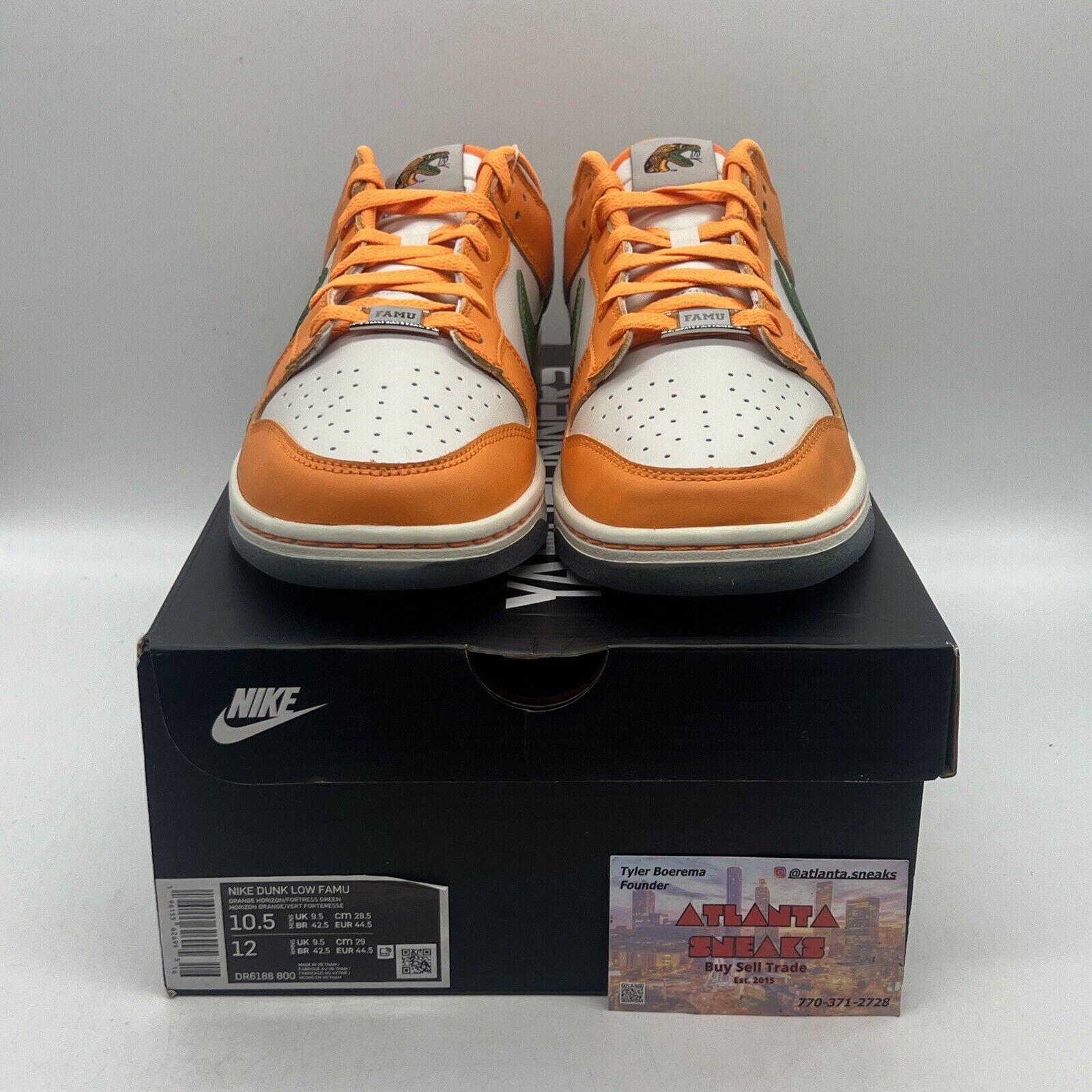 Size 10.5 - Nike Dunk Low x Florida A&M University Rattlers 2022 Brand New